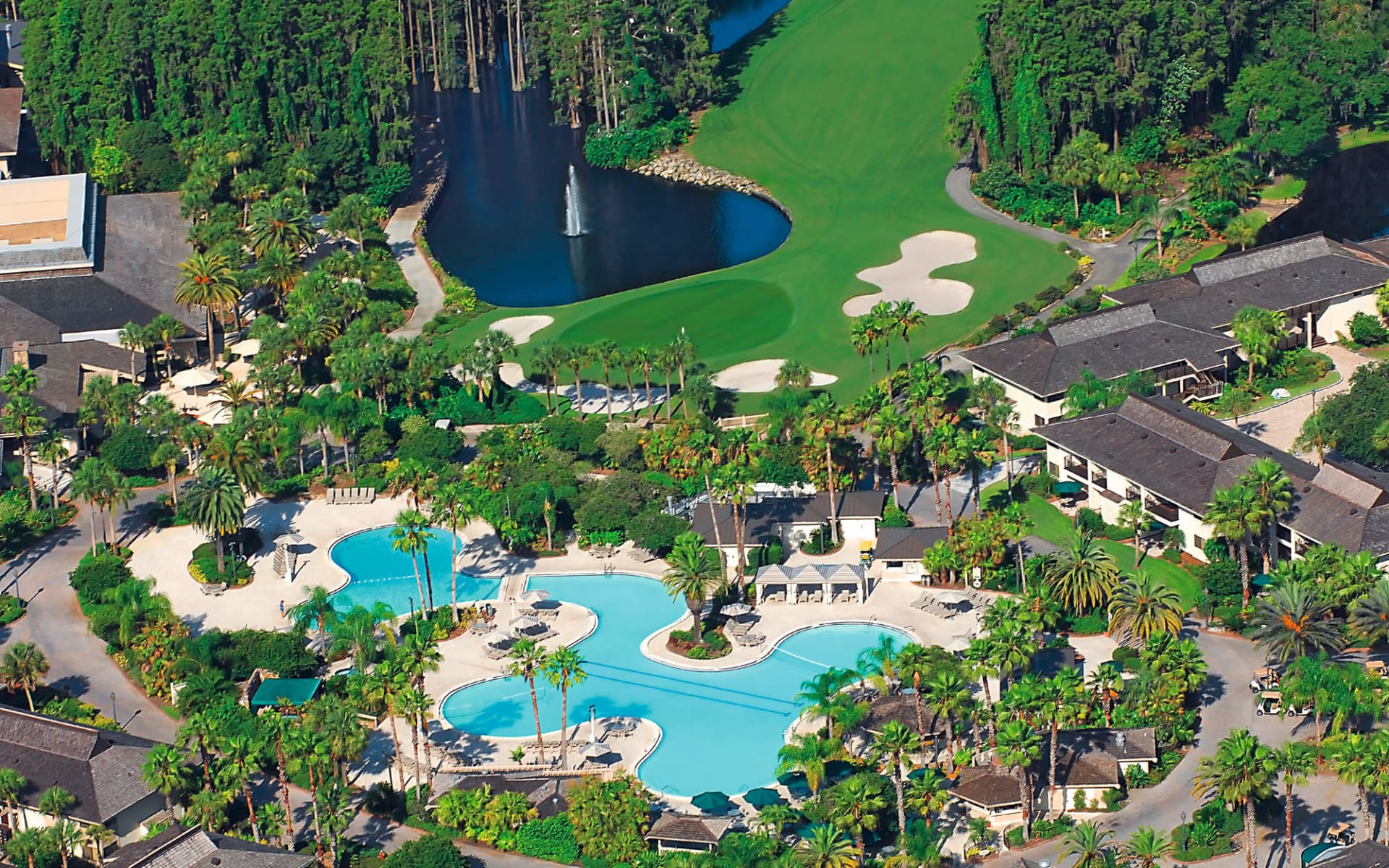 Saddlebrook Resort Tampa:  Saddlebrook Resort - Vogelperspektive