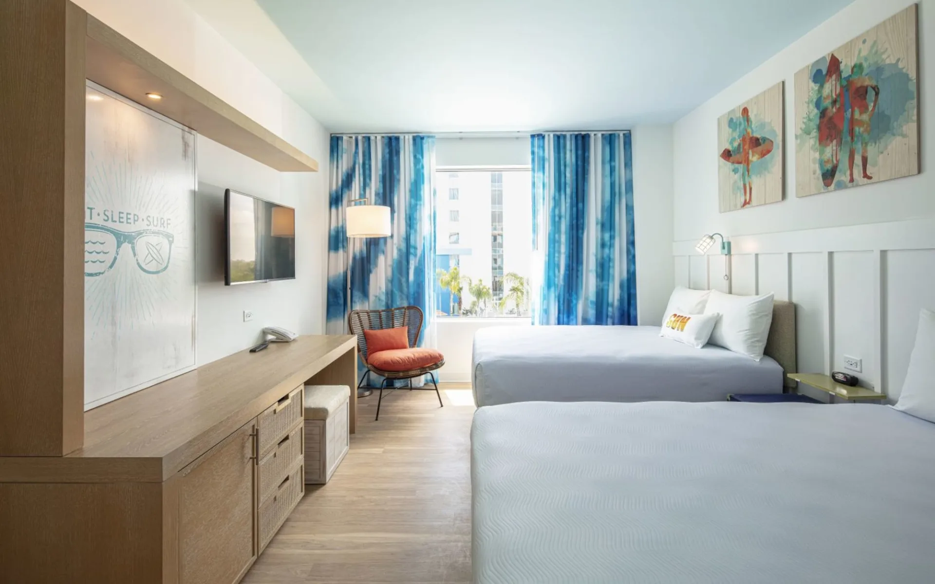 Universal's Endless Summer Resort Surfside Inn in Orlando: Loews Endless Summer_Zimmer_Webseite