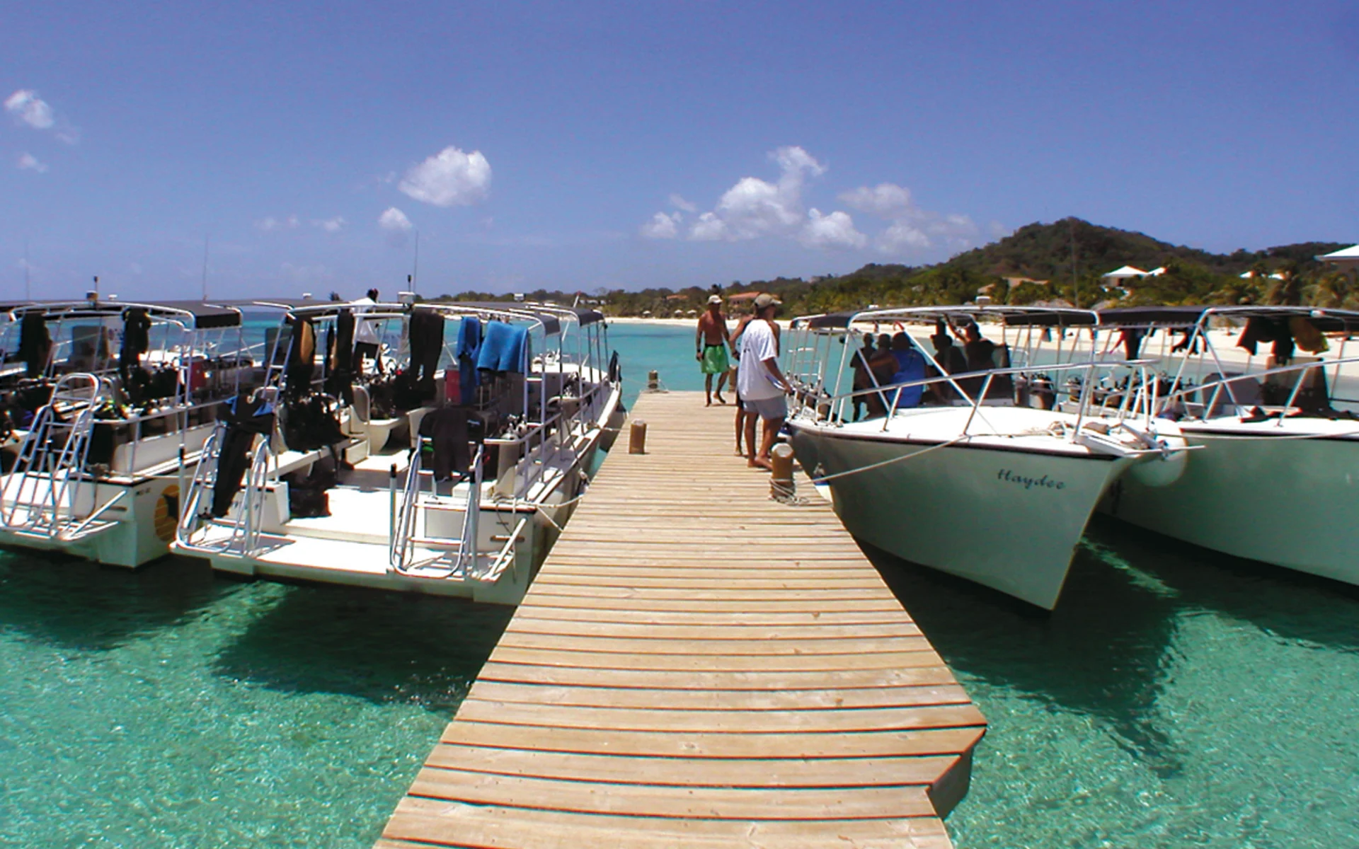 Anthony's Key Resort in Roatan: mensch anthony's key menschen auf pier