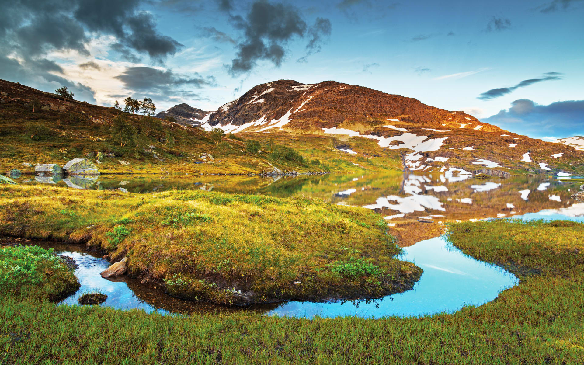 Rentiere und Fjorde auf der Reise zum Nordkap ab Oslo: Nationalpark Hardangervidda