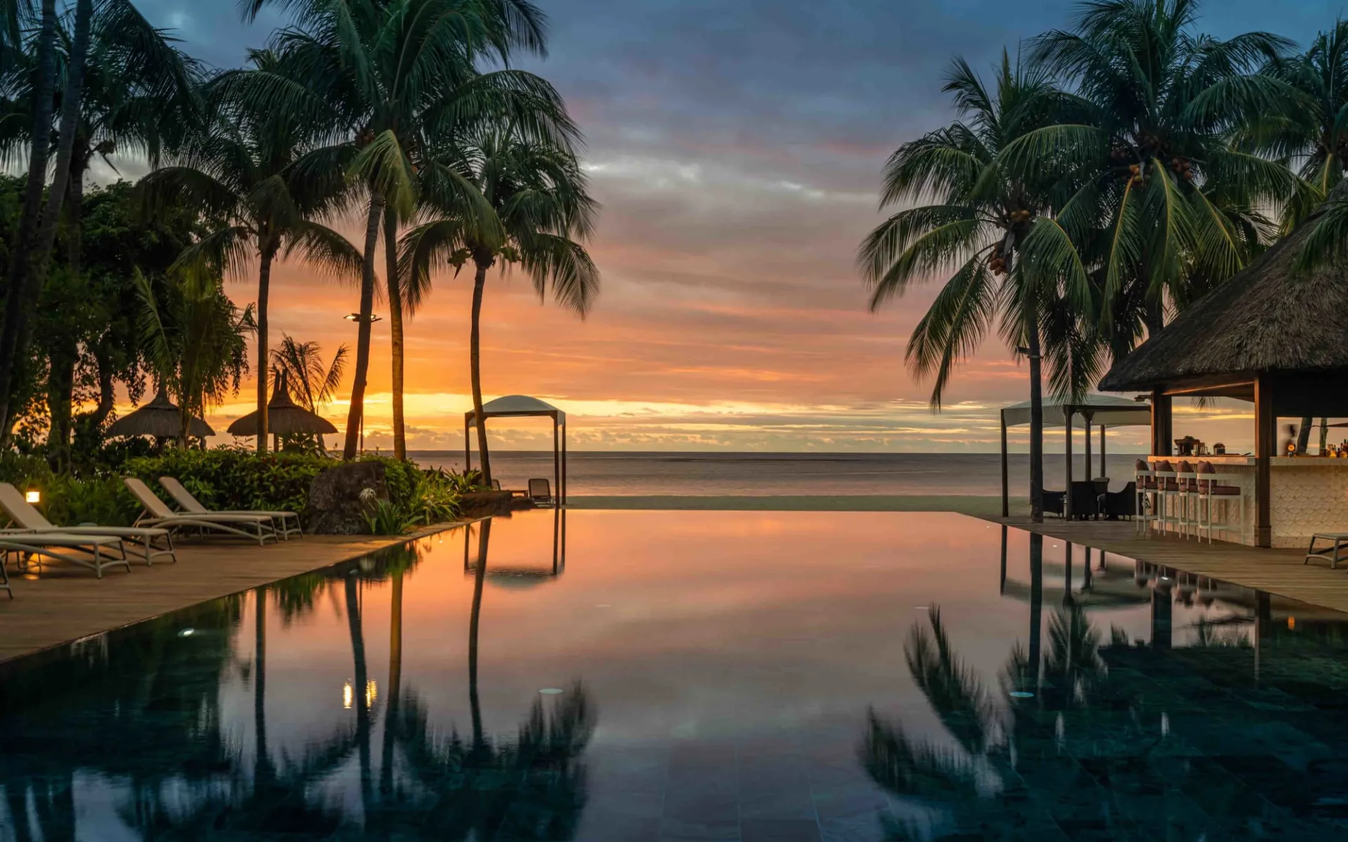 Hilton Mauritius Resort & Spa in Wolmar, Flic en Flac: Infinity Pool