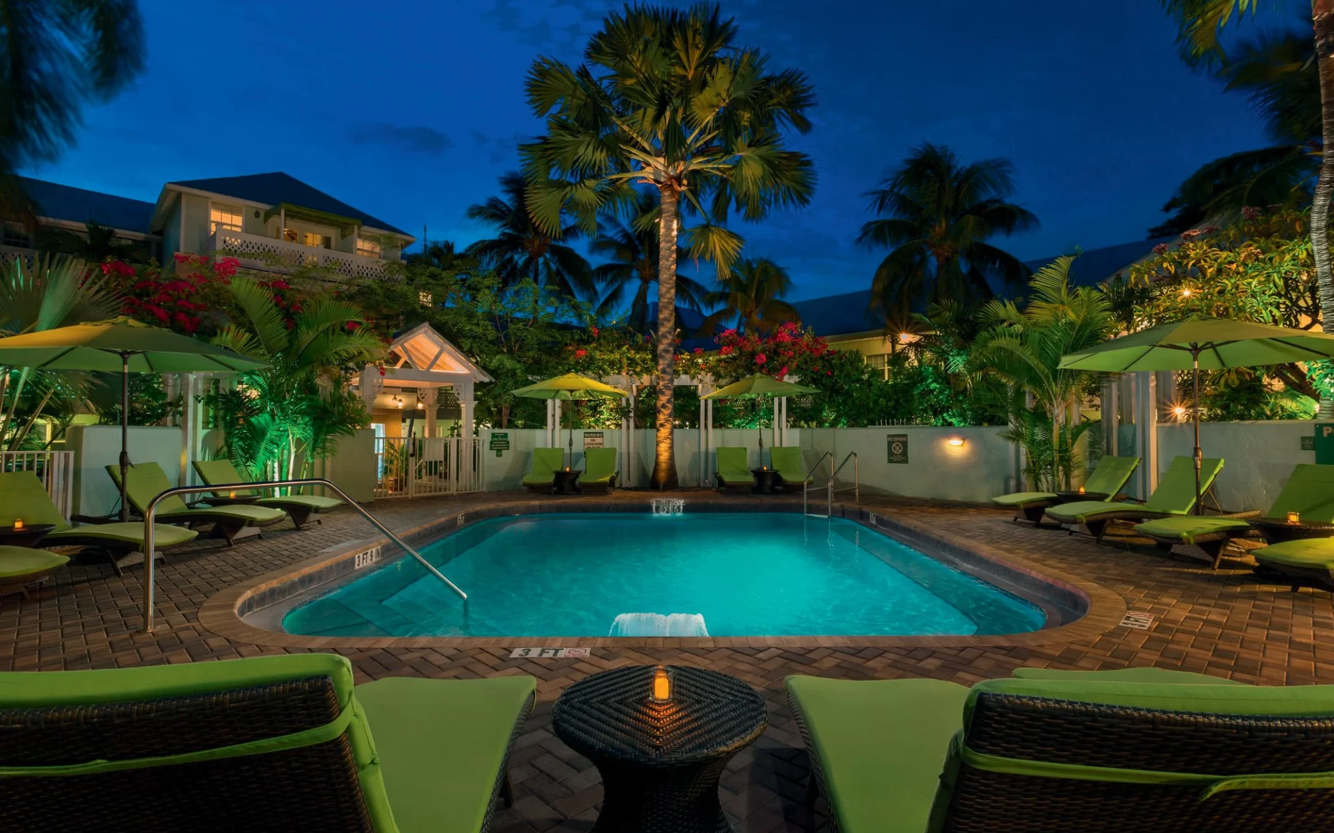 Southernmost Beach Resort in Key West: pool southernmost hotel key west pool und garten