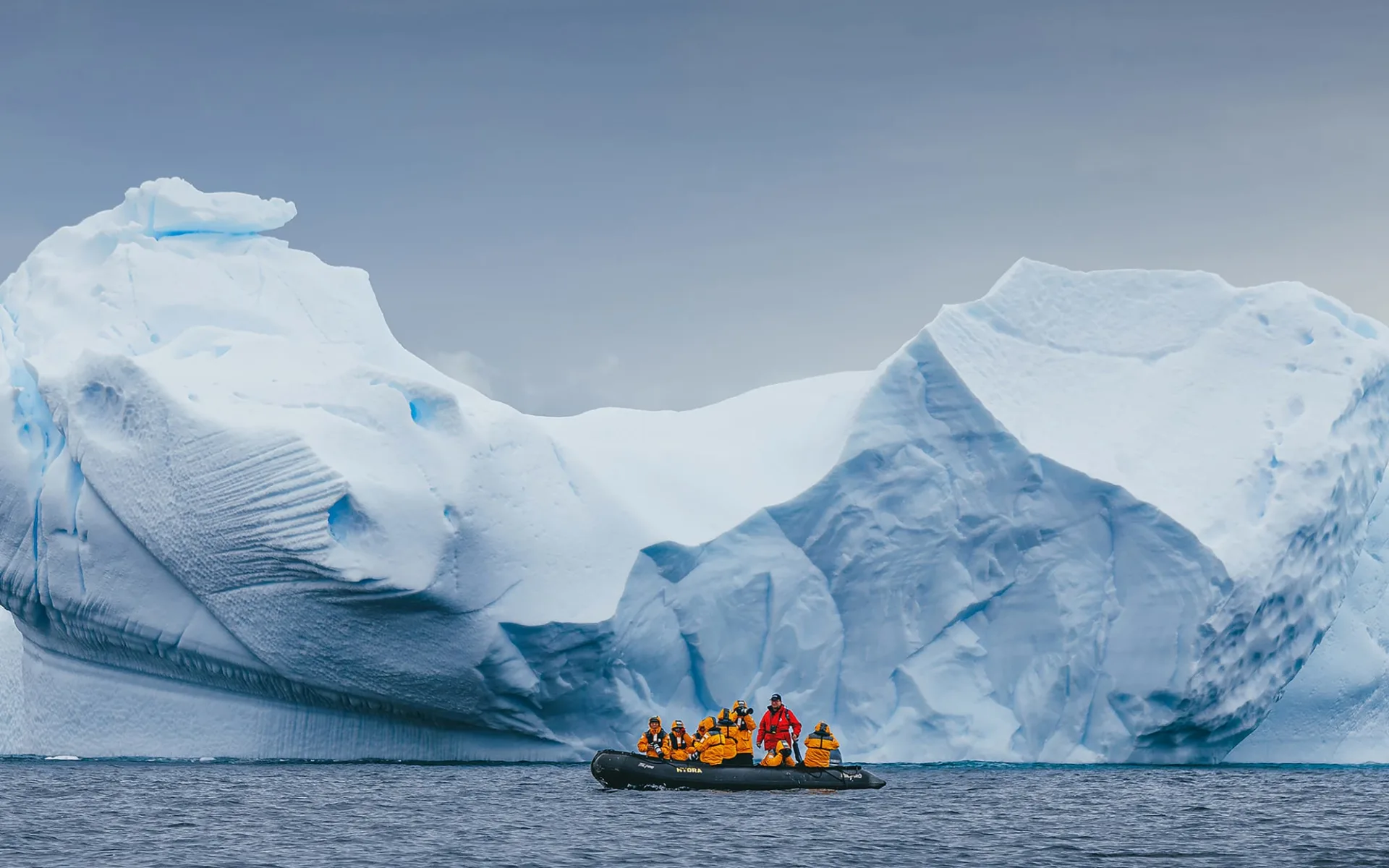 Antarktis, Falkland und die südlichen Sandwich Inseln ab Ushuaia: Quark Expeditions - Zodiac Cruising - Antarctica - Credit David Merron