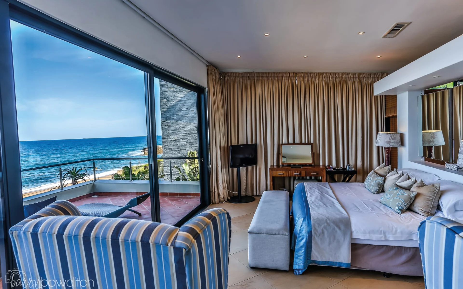 Canelands Beach Club in Ballito: Canelands Beach Club - Deluxe Zimmer mit Meerblick