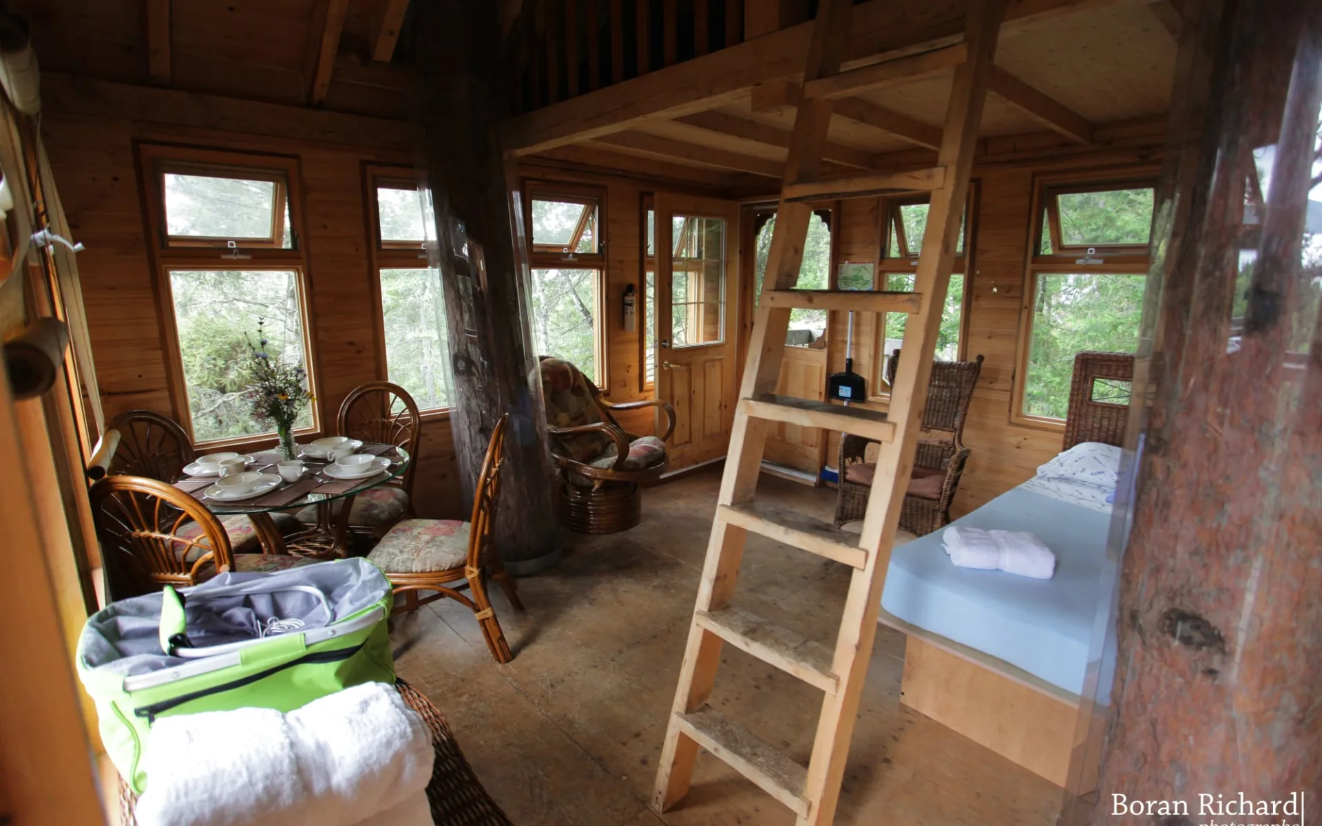 Parc Adventures Cap Jaseux in Saint-Fulgence:  Parc aventure Cap Jaseux - Zimmer
