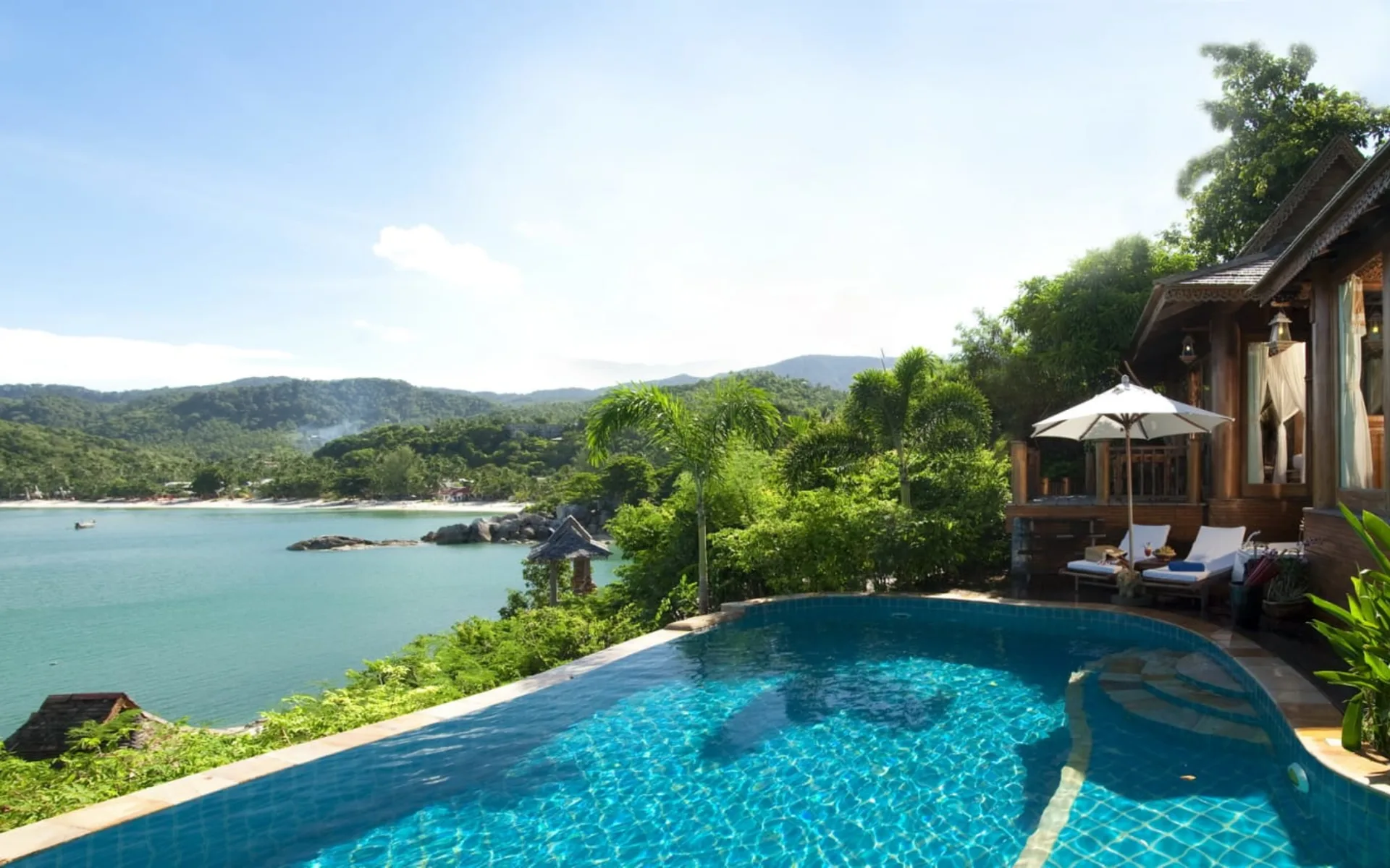 Santhiya Koh Phangan Resort & Spa in Ko Phangan:  Sea View Pool Villa Plus