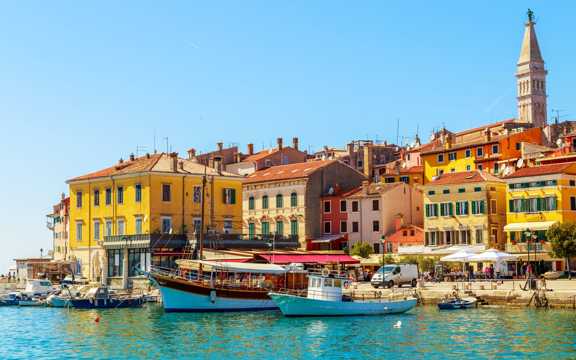 Badeferien im Grand Park Hotel Rovinj: Rovinj_Hafen_