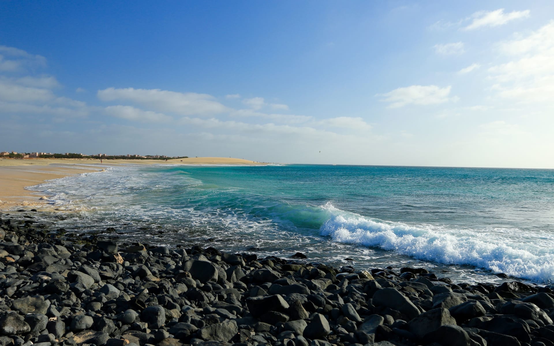 Badeferien im Odjo d'Agua ab Santa Maria: Santa Maria_Beach_