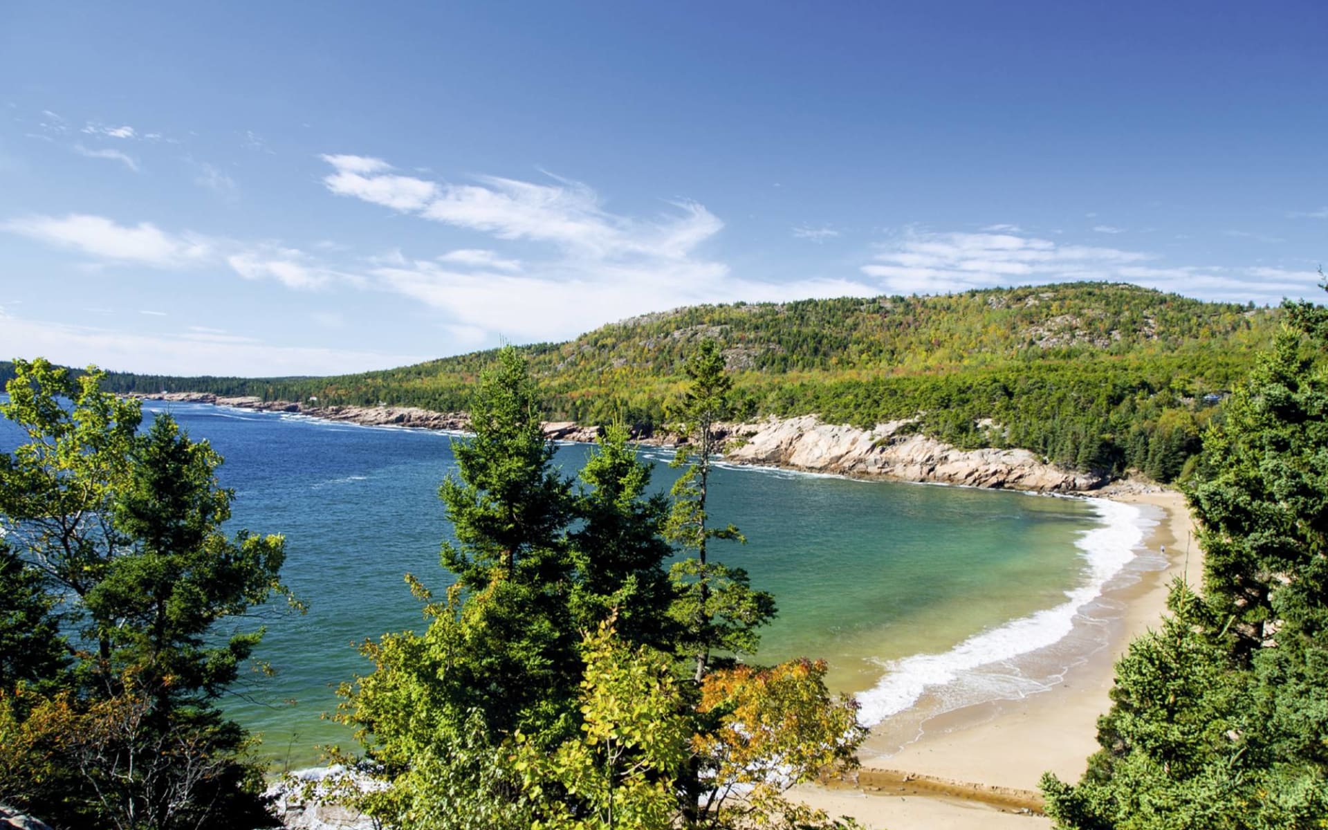 Charming New England ab Boston: USA - Maine - Sand Beach, Acadia Nationalpark