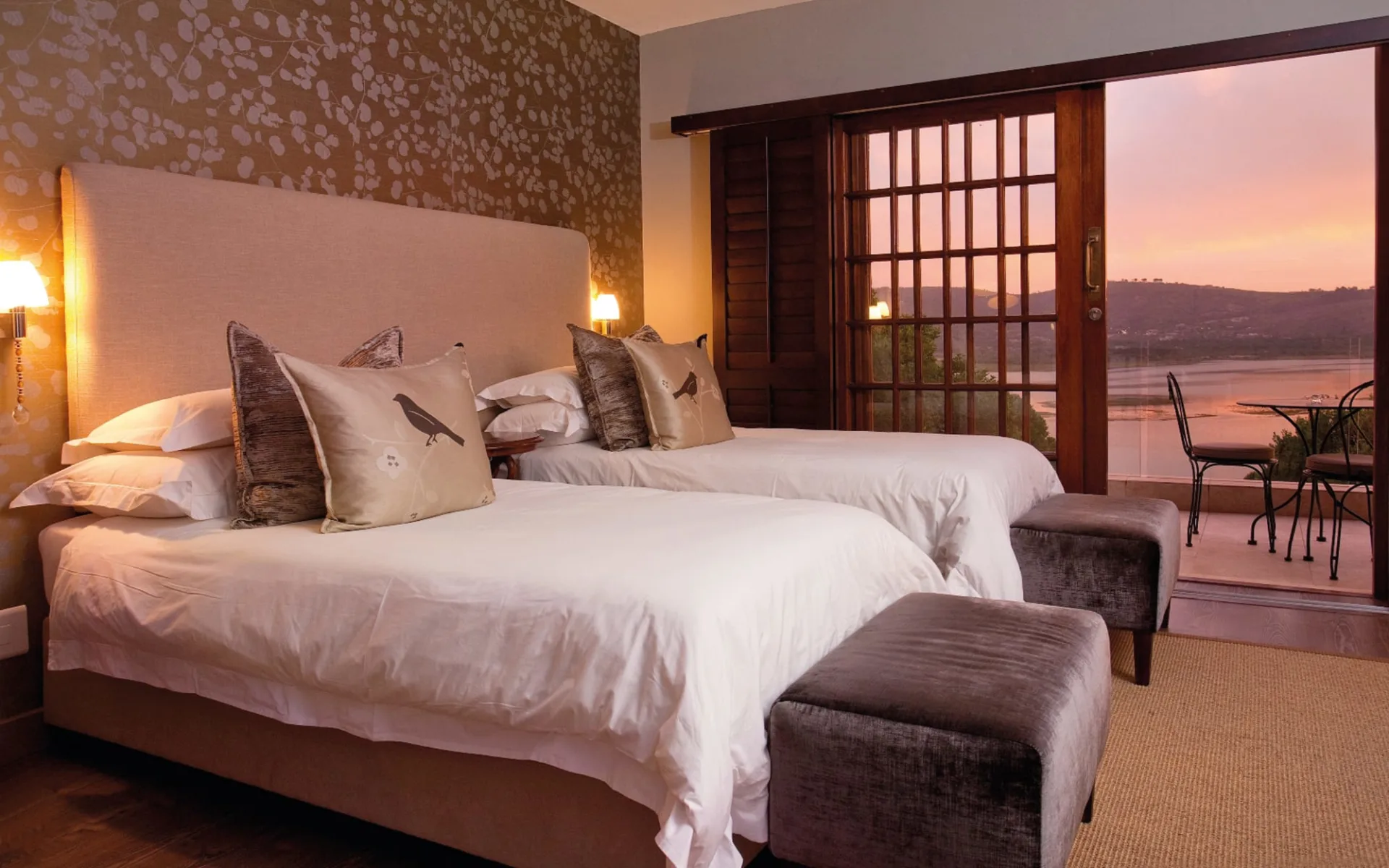 Kanonkop House in Knysna: zimmer Kanonkop House - Zimmer mit Bett