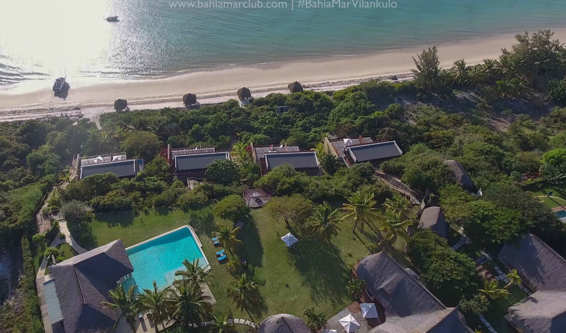 Bahia Mar Boutique Hotel in Vilanculos: aerial