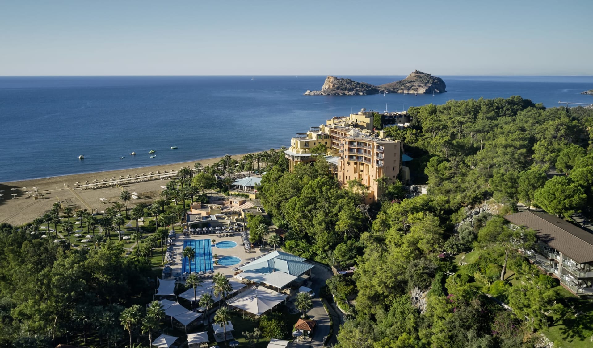 Badeferien im ROBINSON SARIGERME PARK ab Sarigerme: Aerial_Seaview