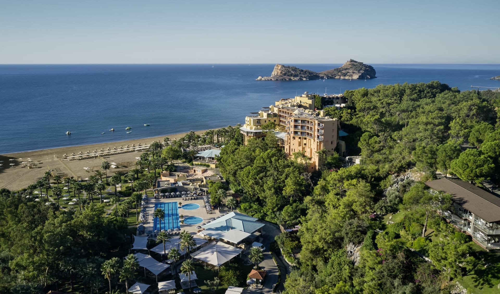 Badeferien im ROBINSON SARIGERME PARK ab Sarigerme: Aerial_Seaview