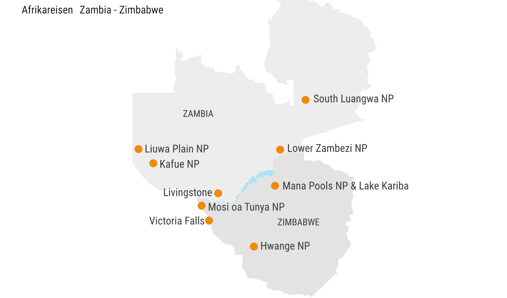 Kare Sambia und Simbabwe