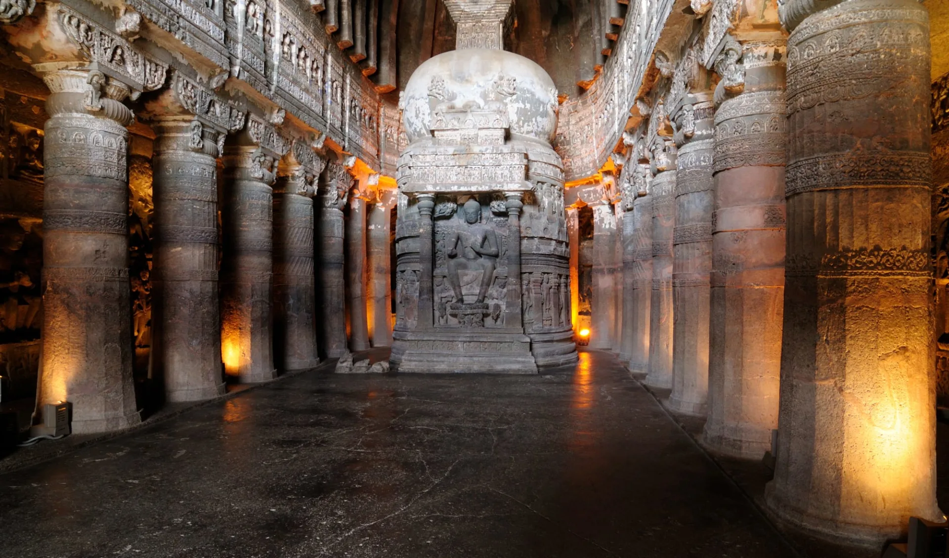 Weltkulturerbe Ellora & Ajanta ab Aurangabad: Ajanta: Stupa