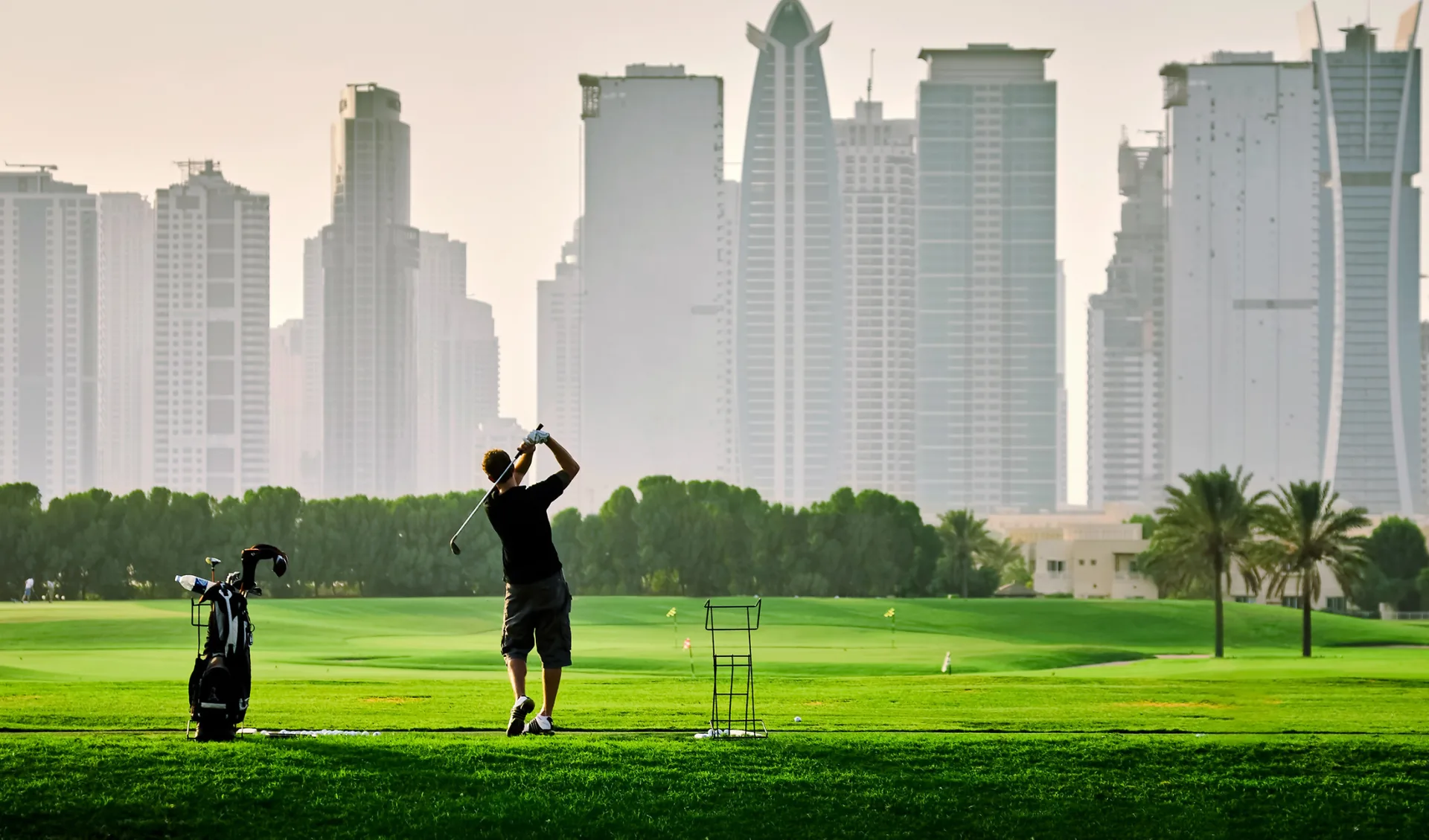 Golfspieler, Dubai