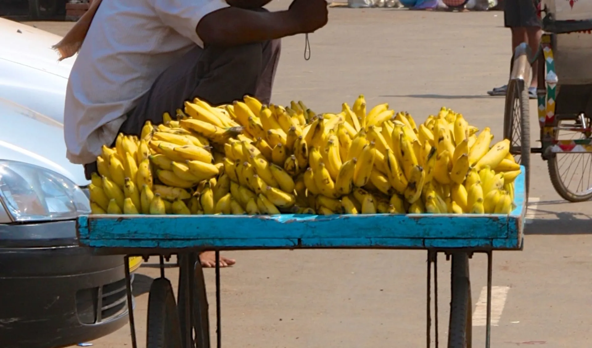 Die Tempel von Odisha ab Bhubaneswar: Banana Seller in Puri