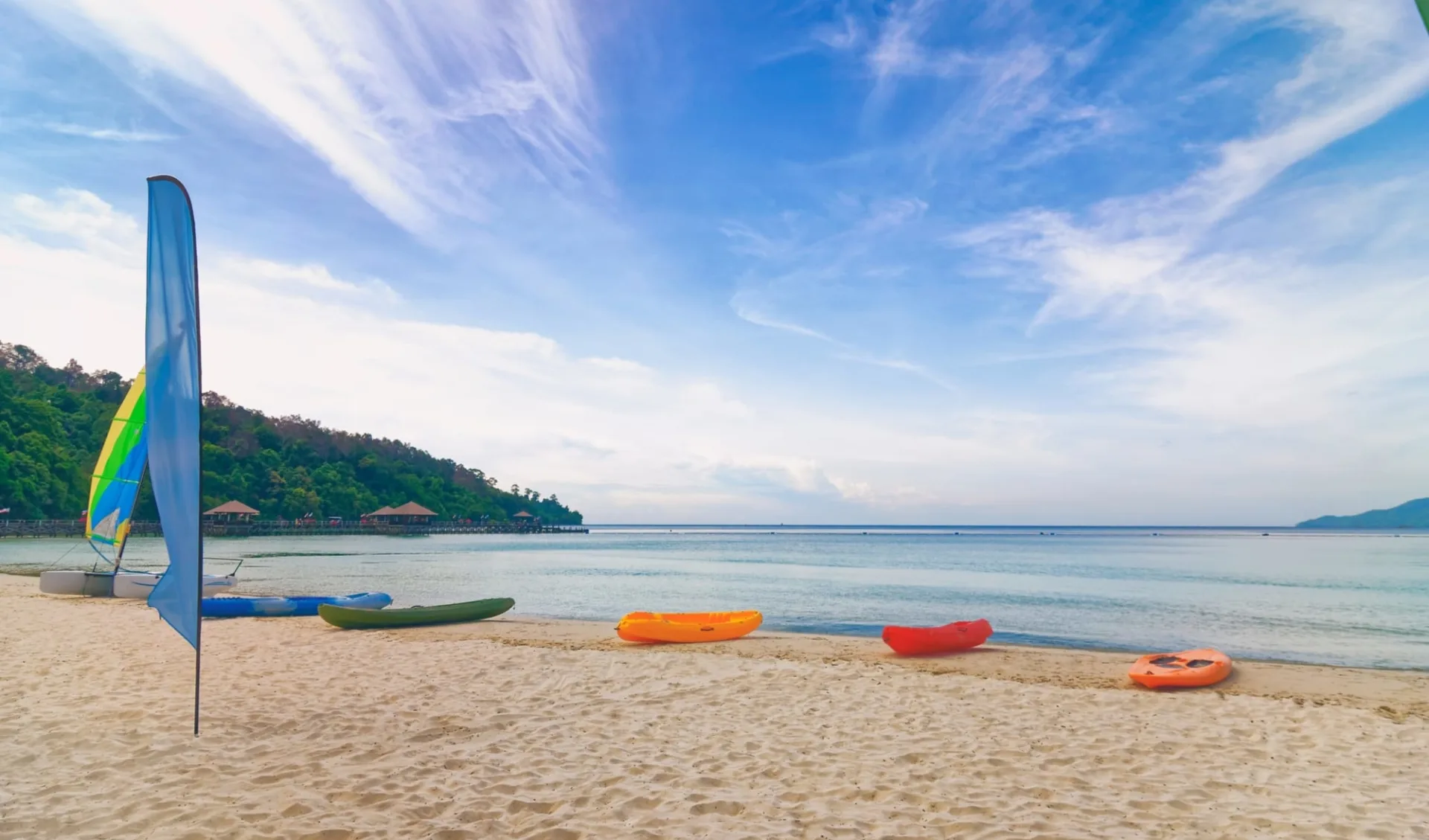 Bungaraya Island Resort in Kota Kinabalu: Beach