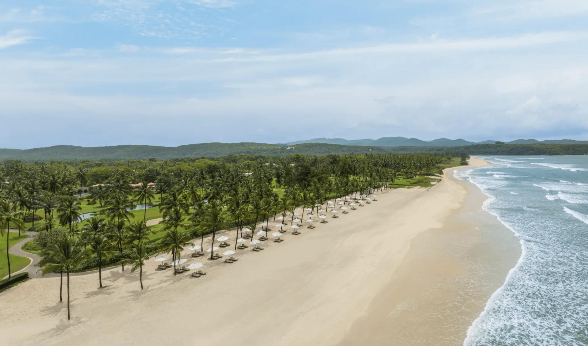 The St. Regis Goa Resort: Beach view