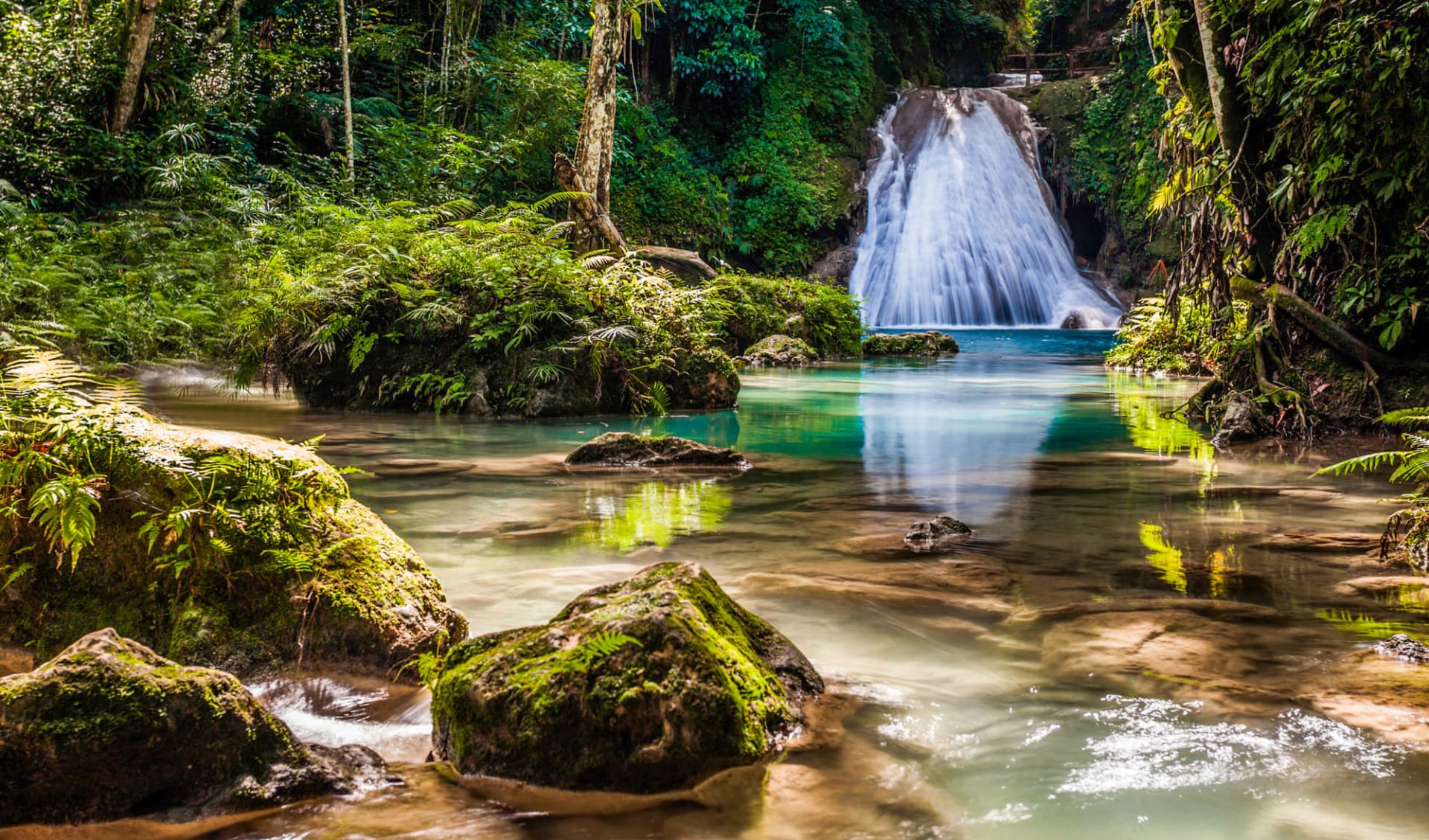 Entdeckungstour Jamaika ab Montego Bay: BlueHoleWaterfall_OchosRios_Jamaica