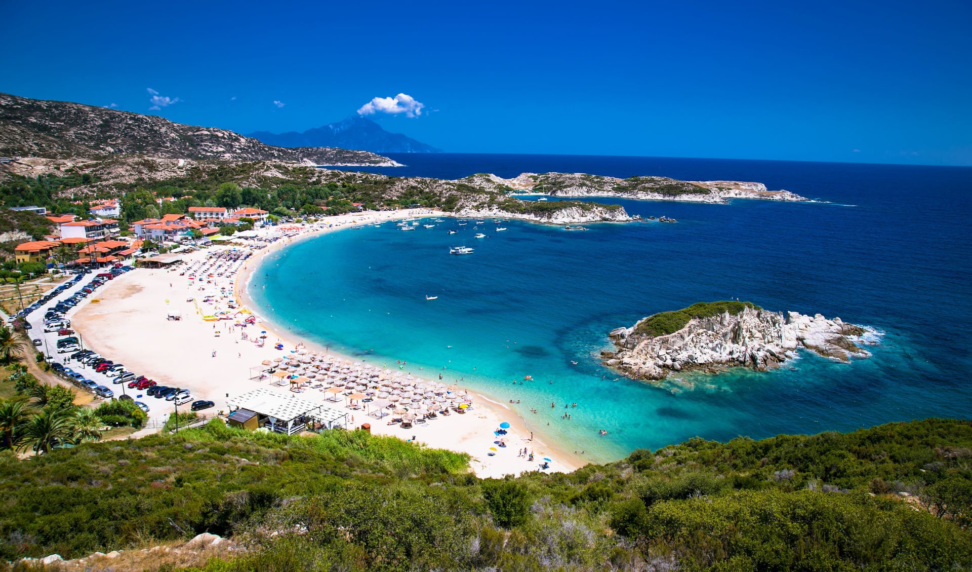 Badeferien im Porto Sani Hotel ab Chalkidiki: Chalkidiki_Beach_white