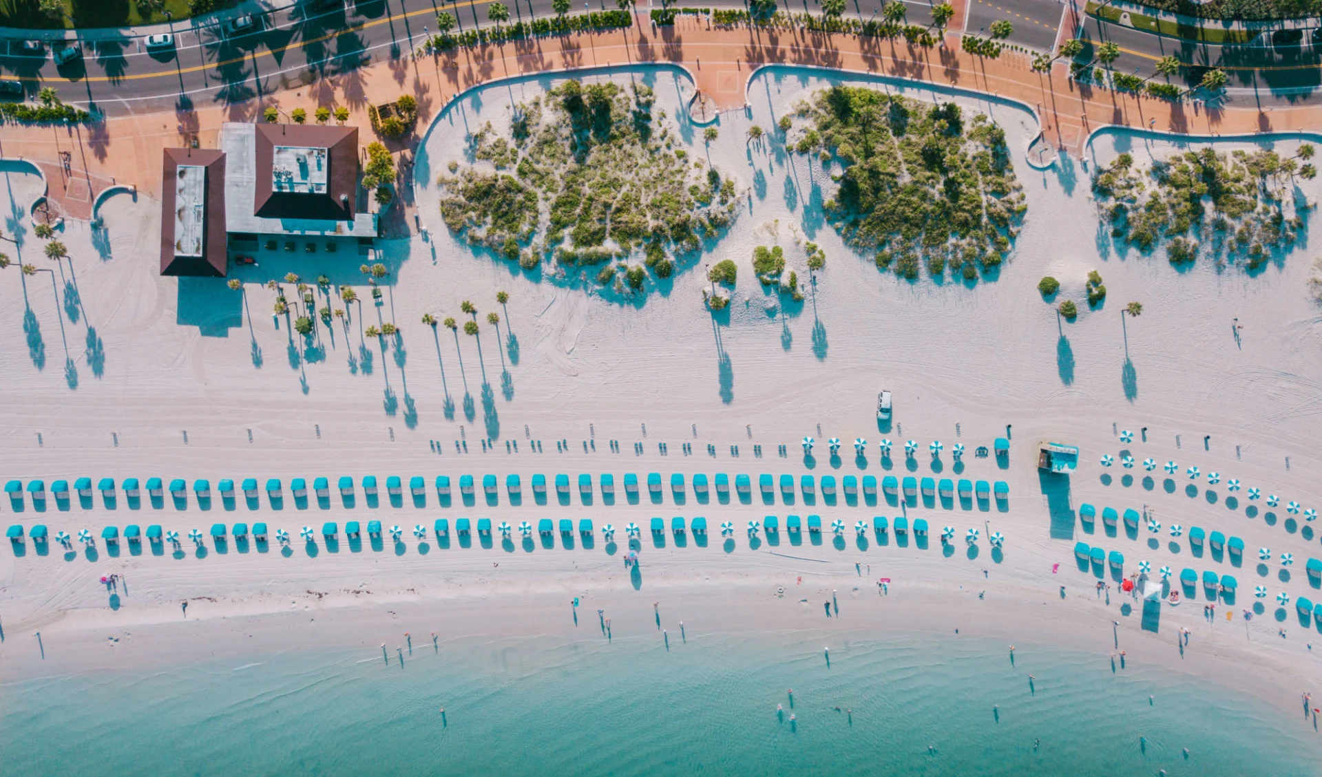 Florida für Gross und Klein ab Miami: Clearwater Beach Walk Aerial - Clearwater Beach