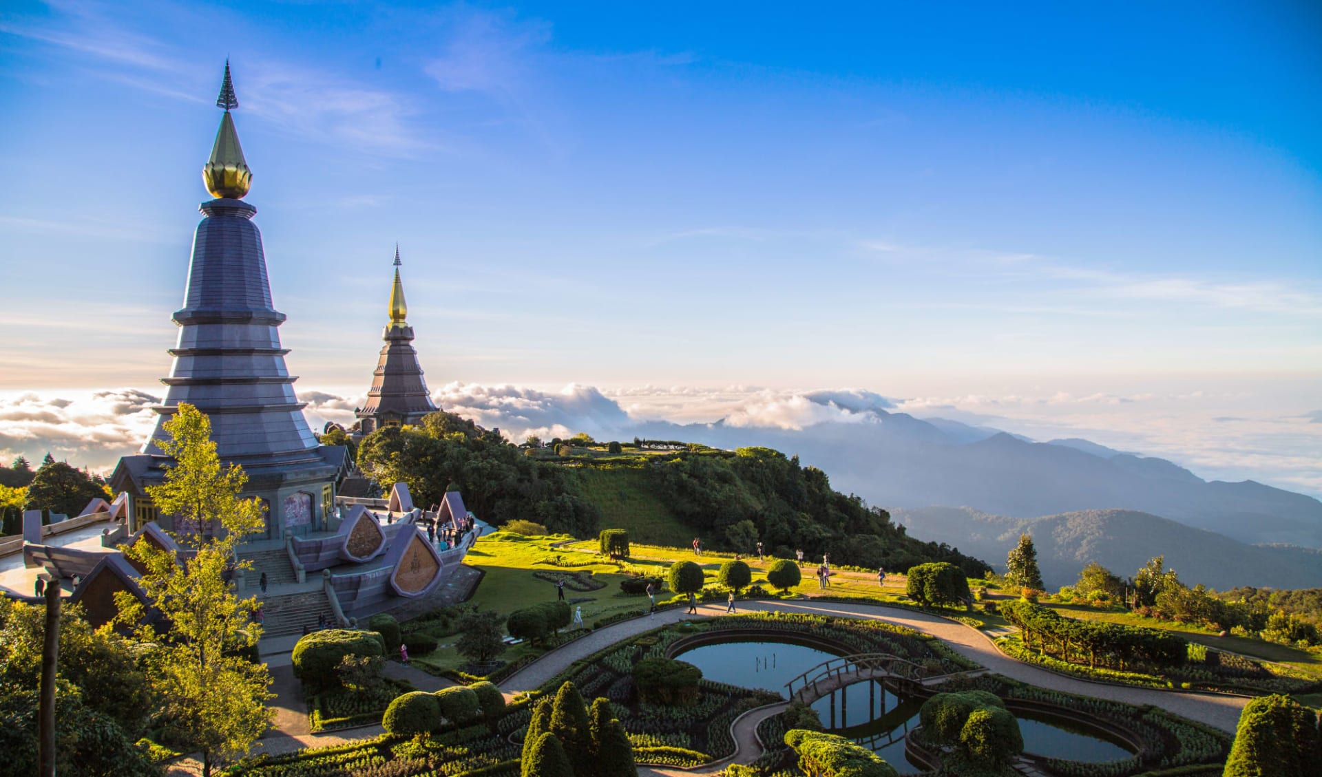 Mietwagen-Rundreise Mae Hong Son ab Chiang Mai: Doi Inthanon temple