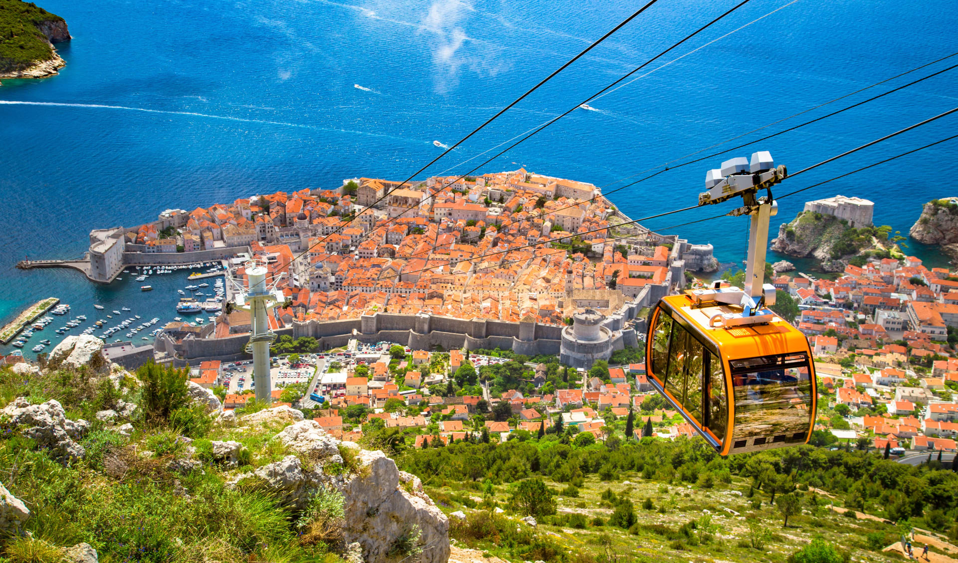 Badeferien im Sun Gardens Dubrovnik Resort: Dubrovnik_Seilbahn_