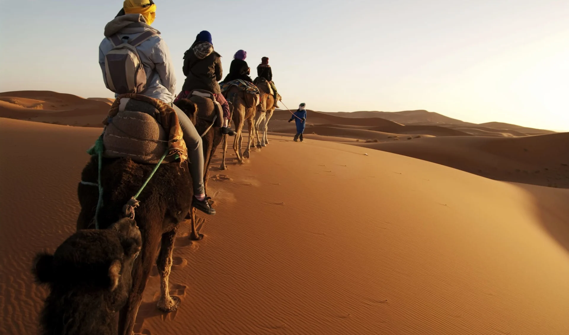 Selbstfahrer-Tour: Kontraste Hoher Atlas und Erg Chegaga ab Marrakesch: Erg Chegaga camel ride