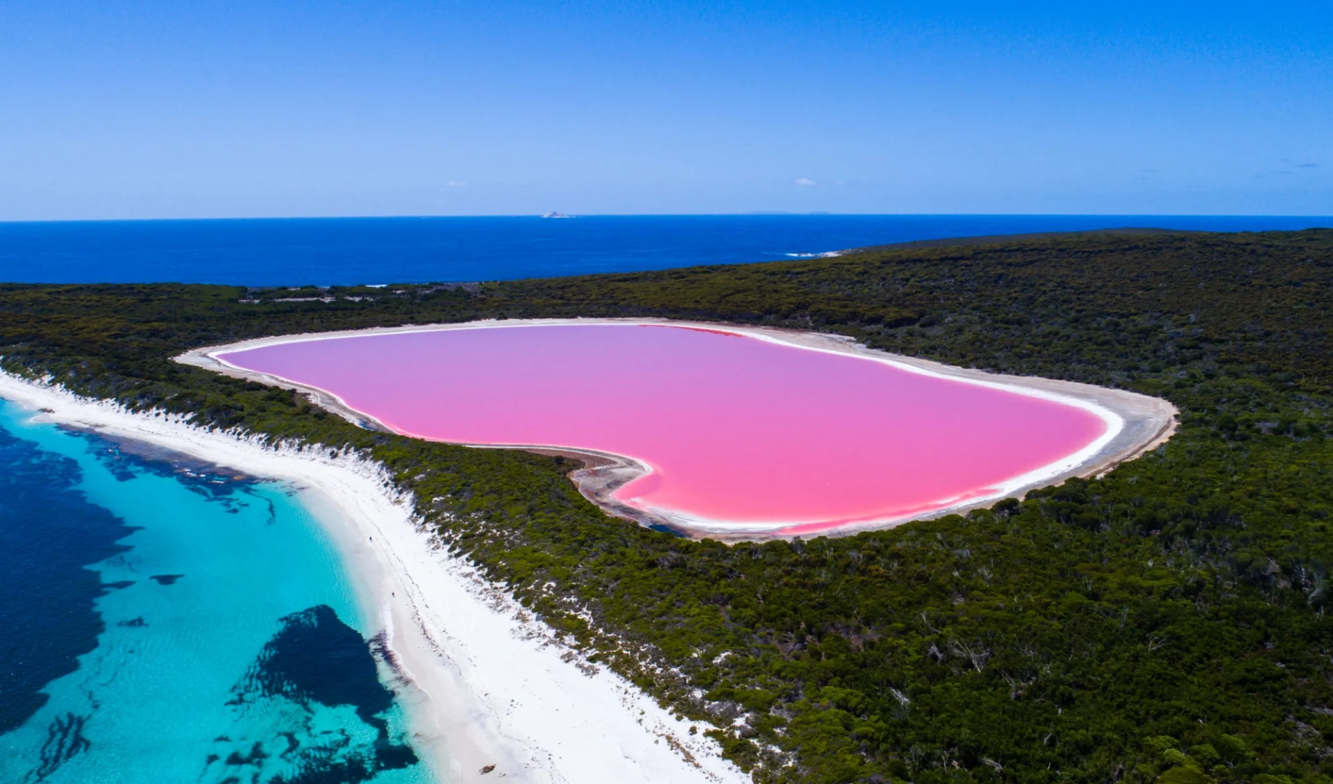 Best of the South West & Outback Coast ab Perth: Lake Hillier