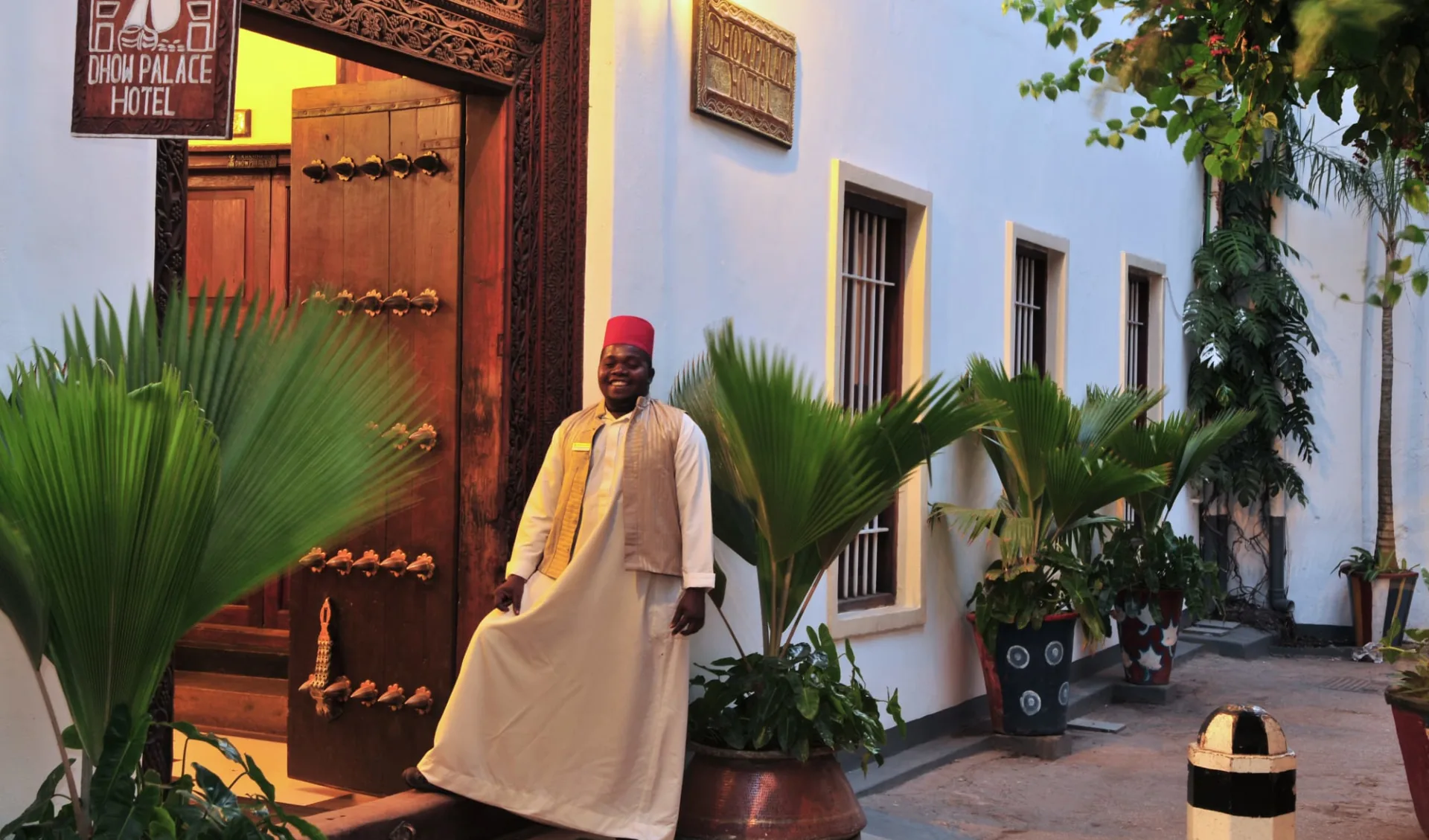 Dhow Palace in Zanzibar Stonetown: 