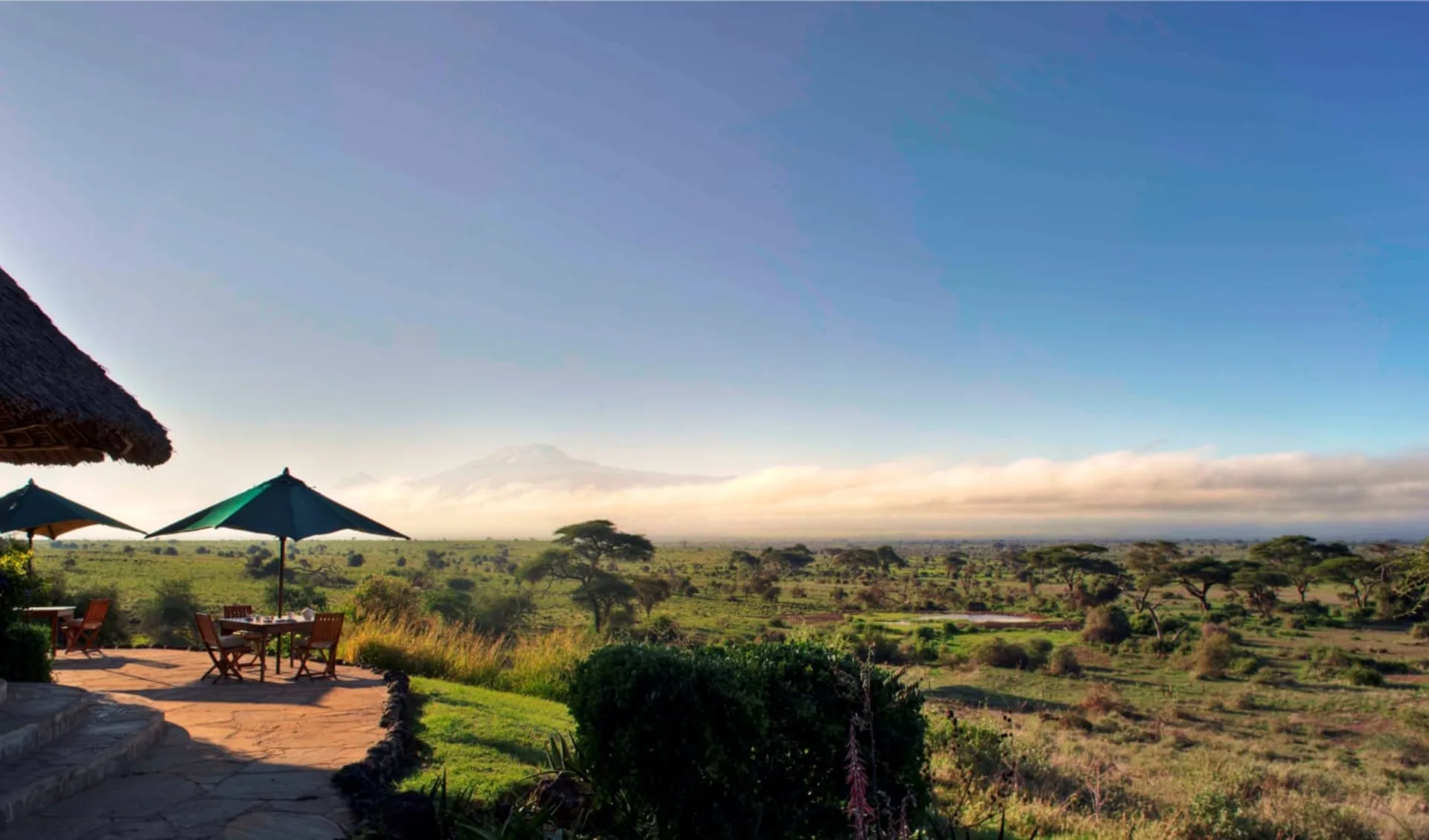 Tortilis Camp in Amboseli: 