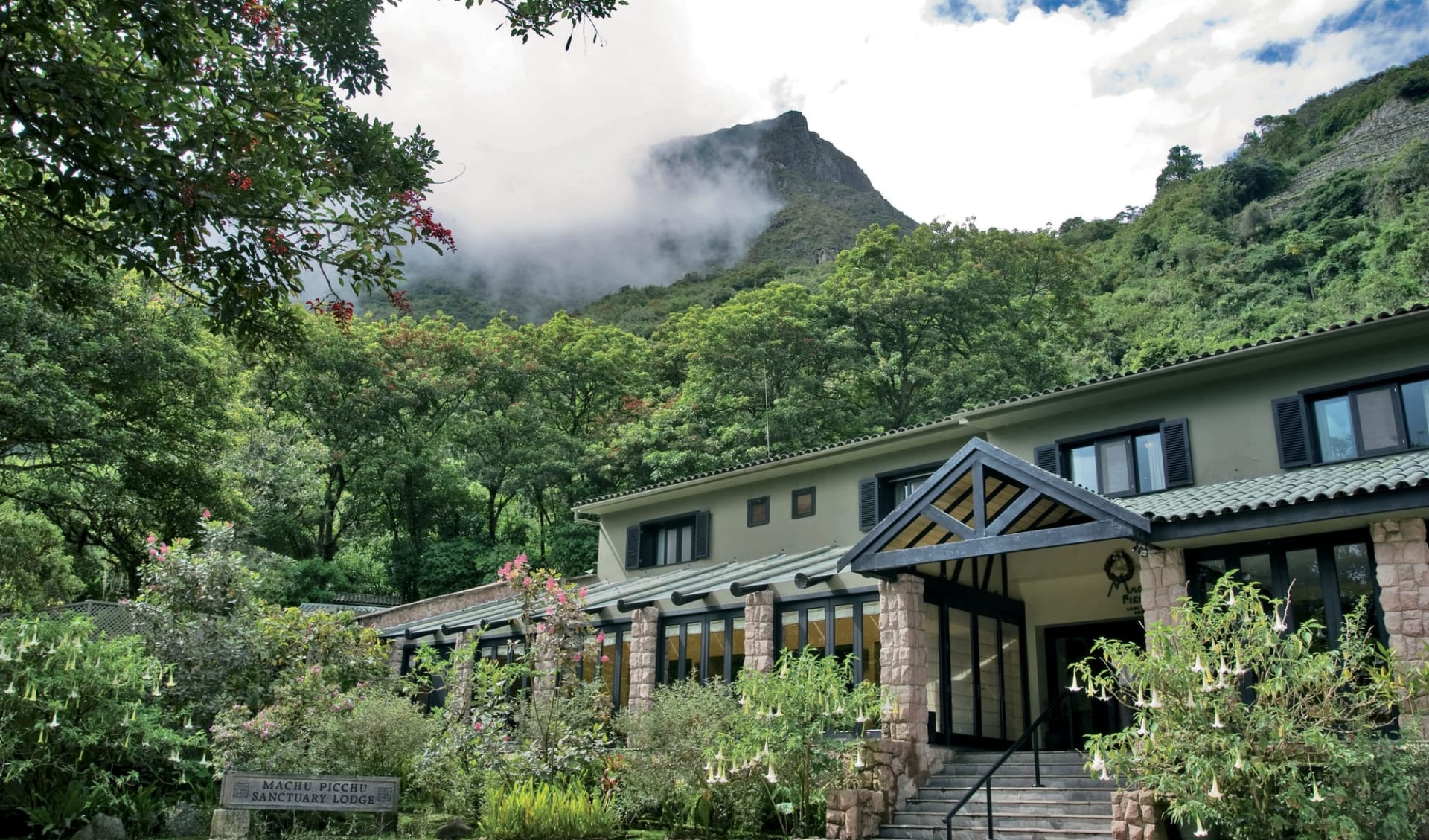 Belmond Sanctuary Lodge in Machu Picchu:  Belmond Sanctuary Lodge - Hotel front c Belmondimages