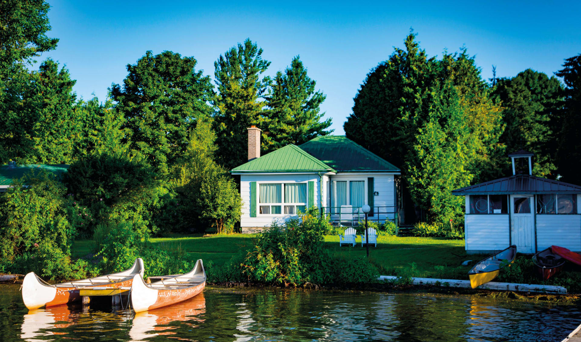 Elmhirst's Resort in Keene:  Elmhirst's Resort_Cottage&Canoes