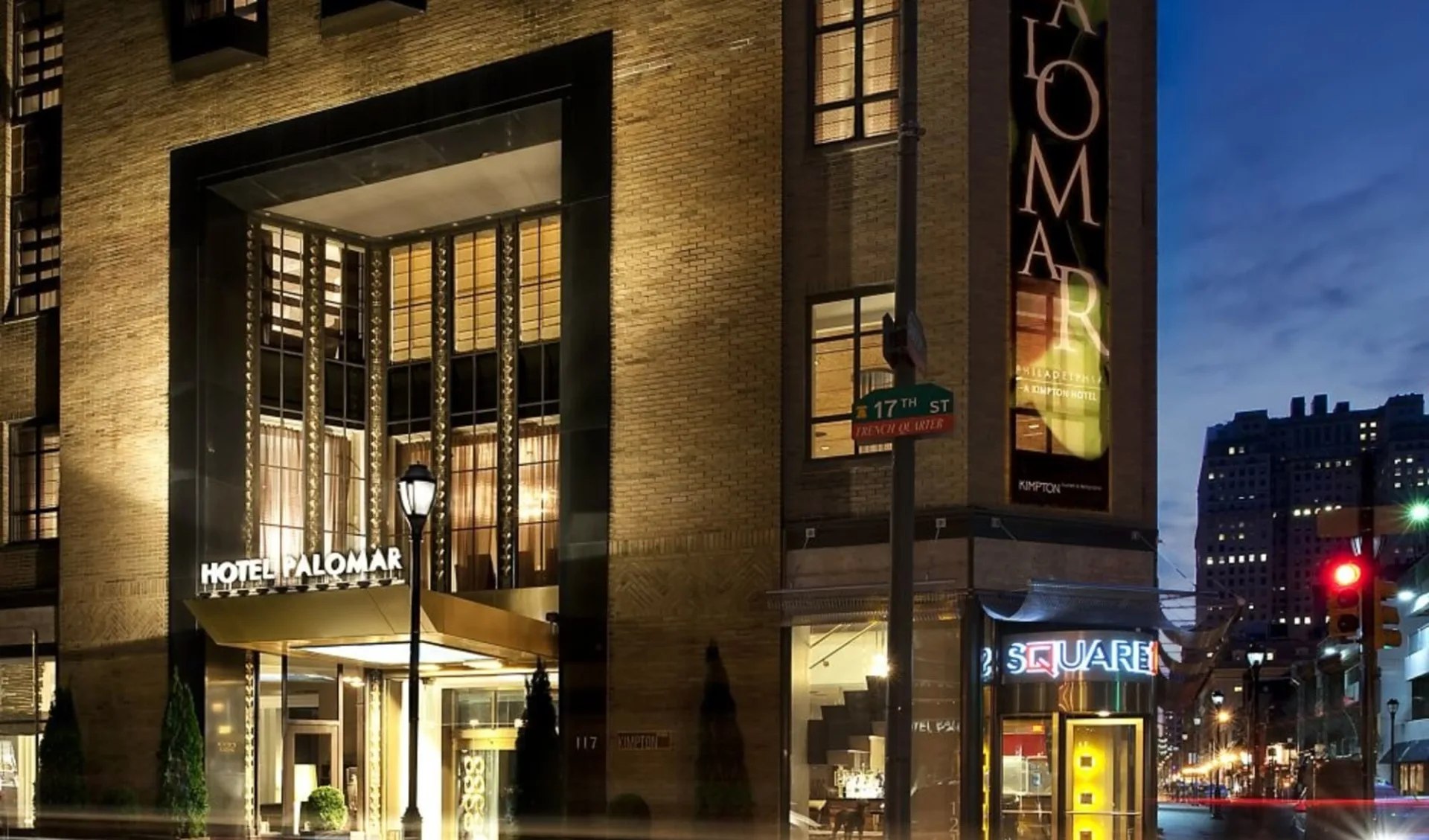 Hotel Palomar Philadelphia: Exterior_Hotel Palomar PHL_Aussenansicht bei Nacht_Bonotel