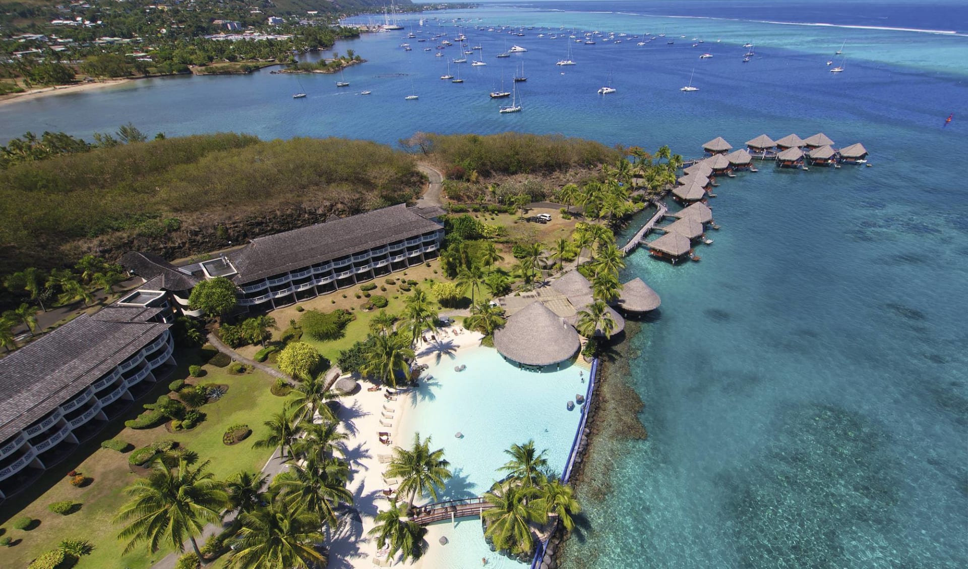 Exterior Intercontinental Tahiti Resort Aerial View Ueber Das Resort 2017 10368 