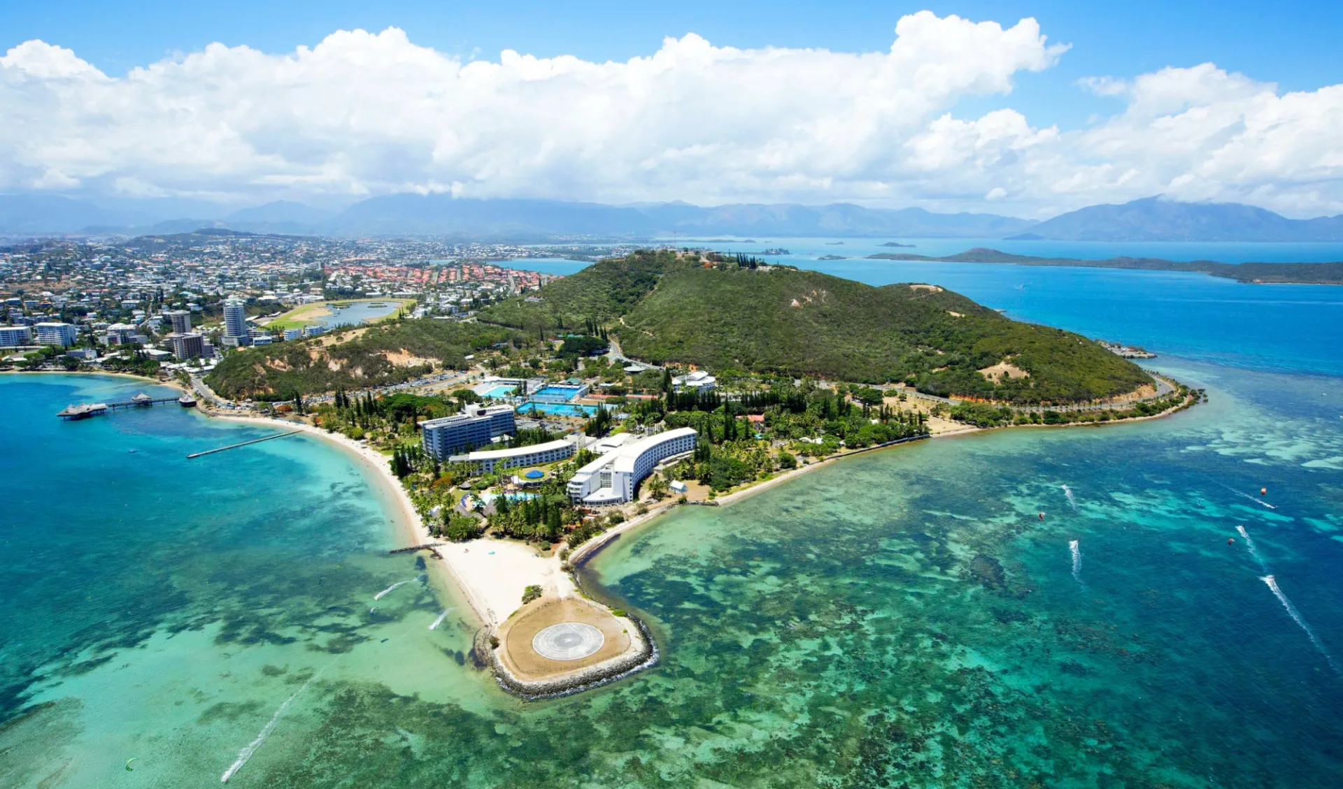 Le Méridien Nouméa Resort & Spa:  LMNOU - AERIAL VIEW OF THE RESORT AND SURROUNDS