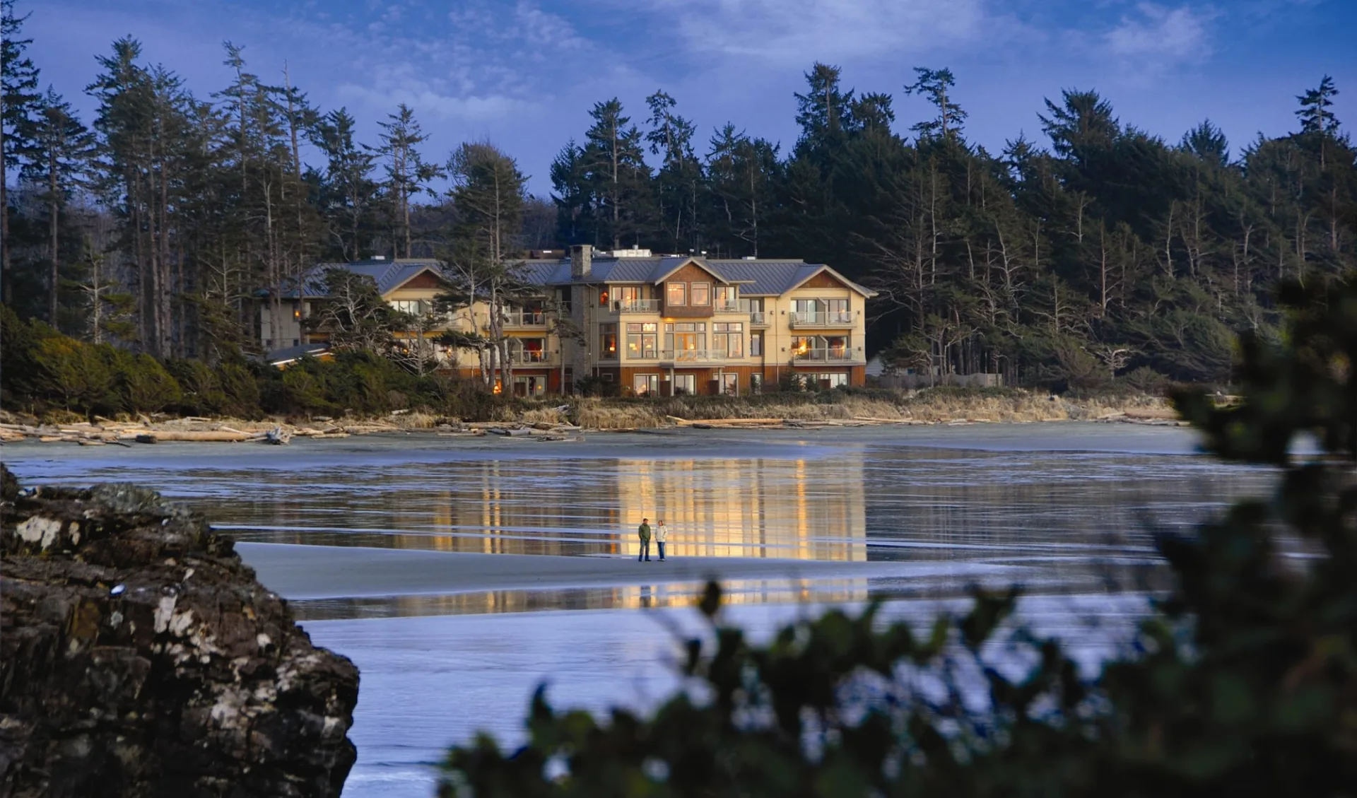 Long Beach Lodge Resort in Tofino:  Long Beach Lodge Resort_FrontView