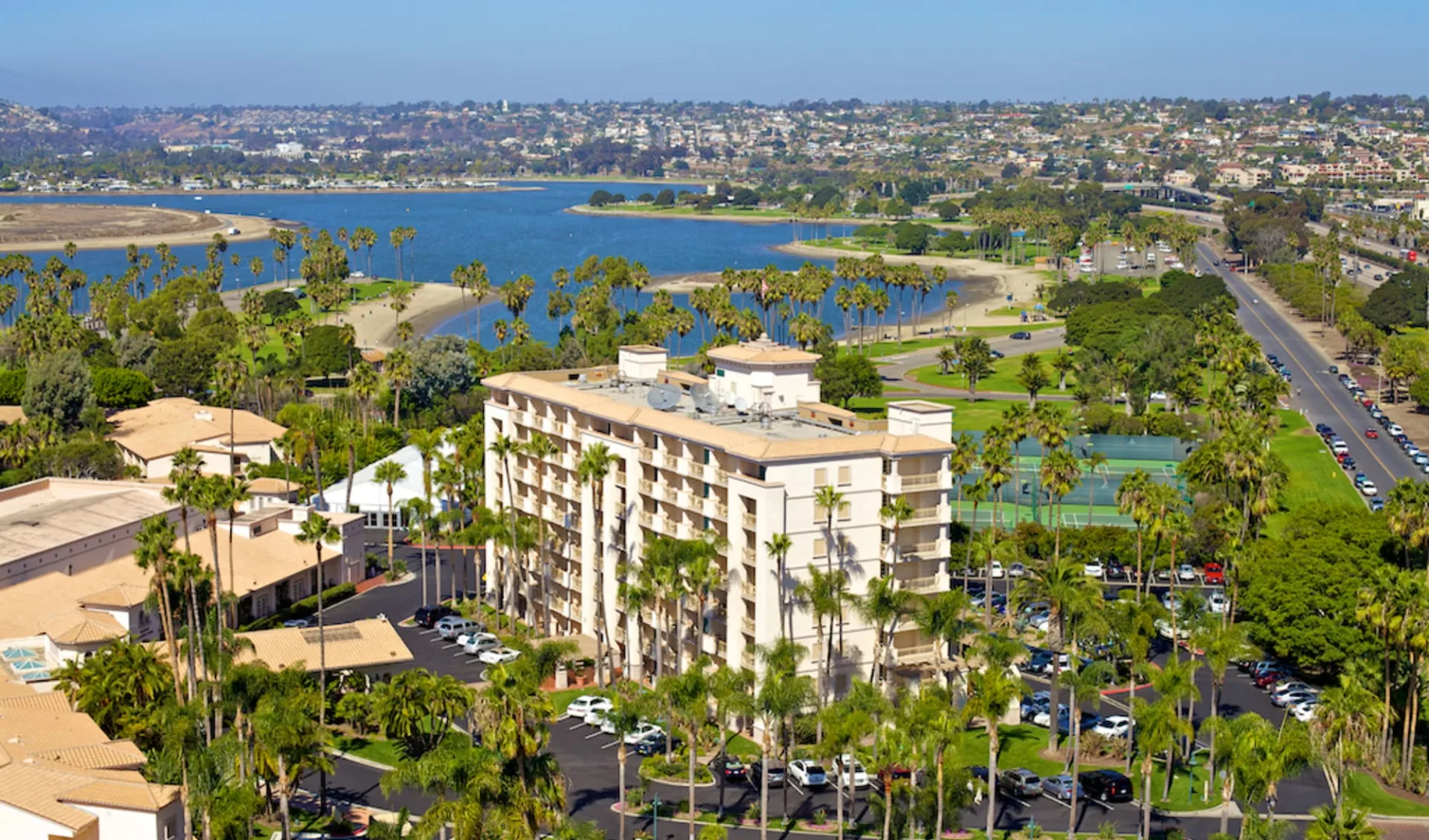 Mission Bay Resort in San Diego:  Mission Bay Resort - Aussenansciht