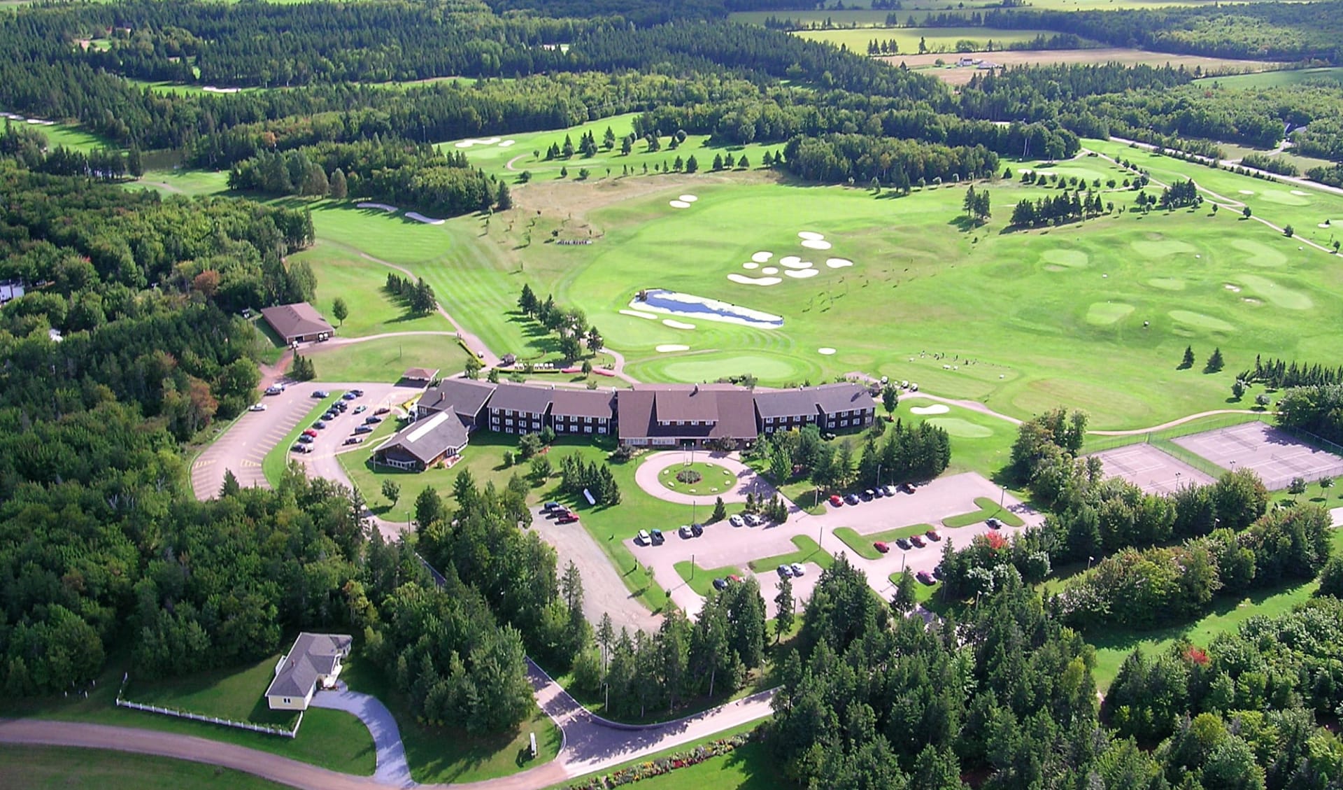 Mill River Resort in O'Leary:  Rodd Mill River Resort_AerialView