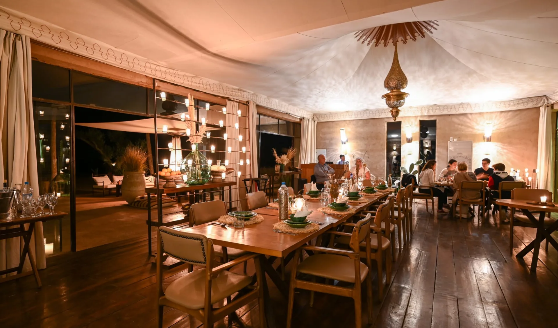 The White Camel Lodge in Agafay: f&b: