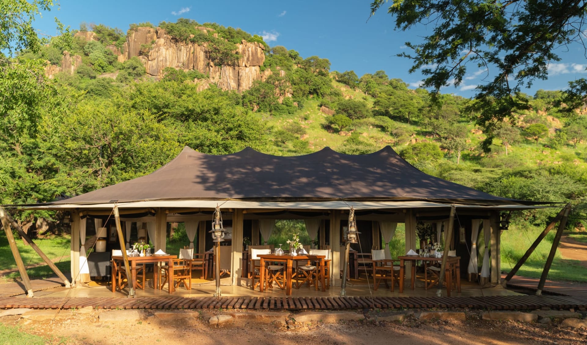 Elewana Serengeti Pioneer Camp: f&b: