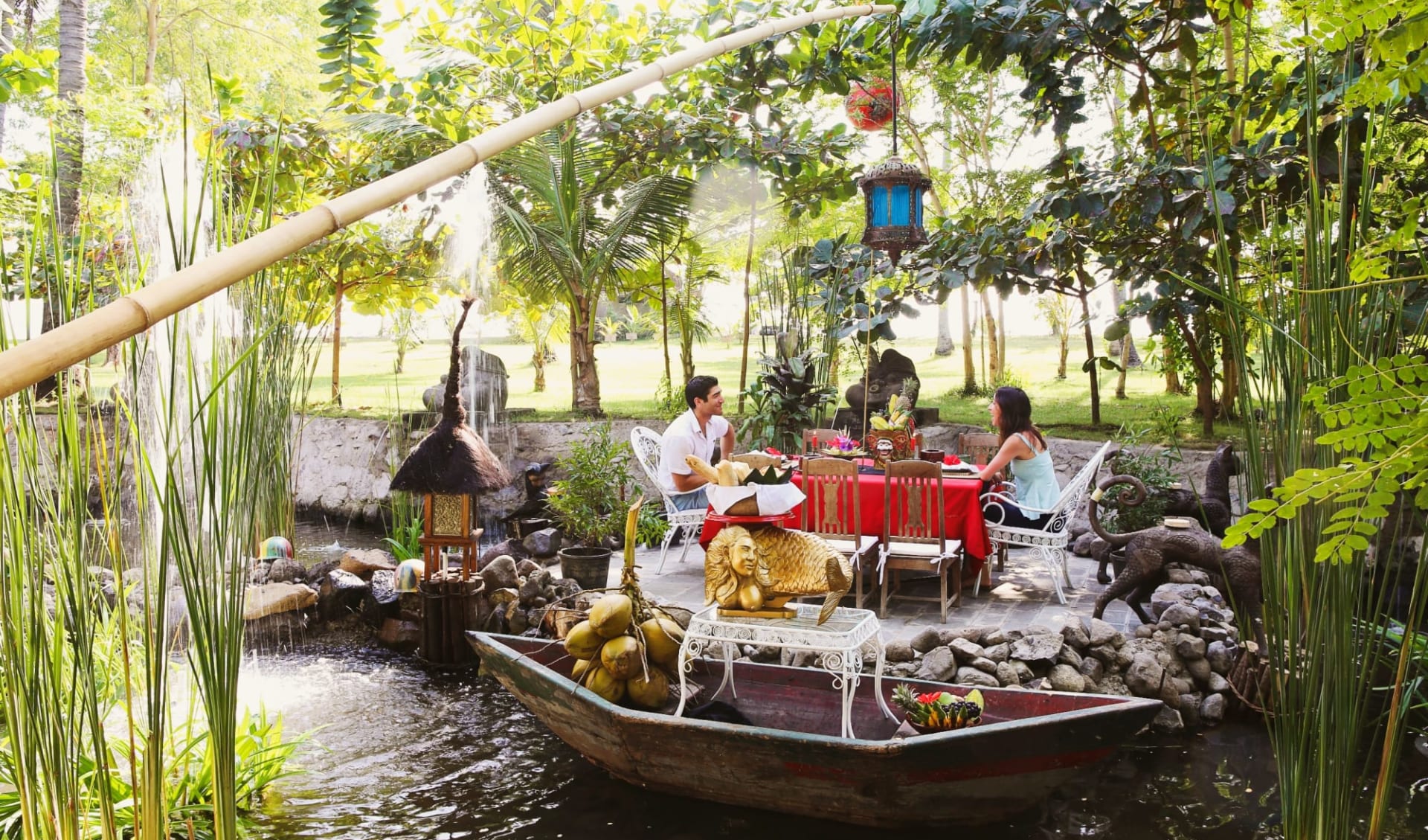 Tugu Lombok: Lotus Pond -  Dining