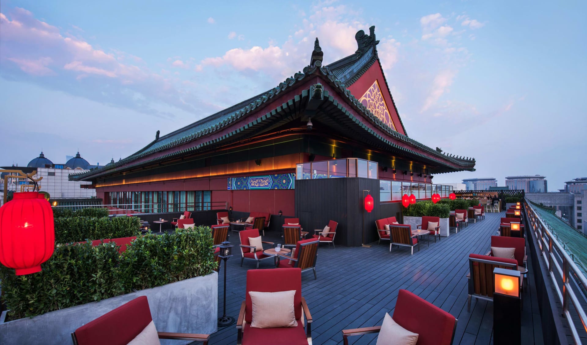 The Peninsula Beijing in Peking:  Yun Summer Lounge