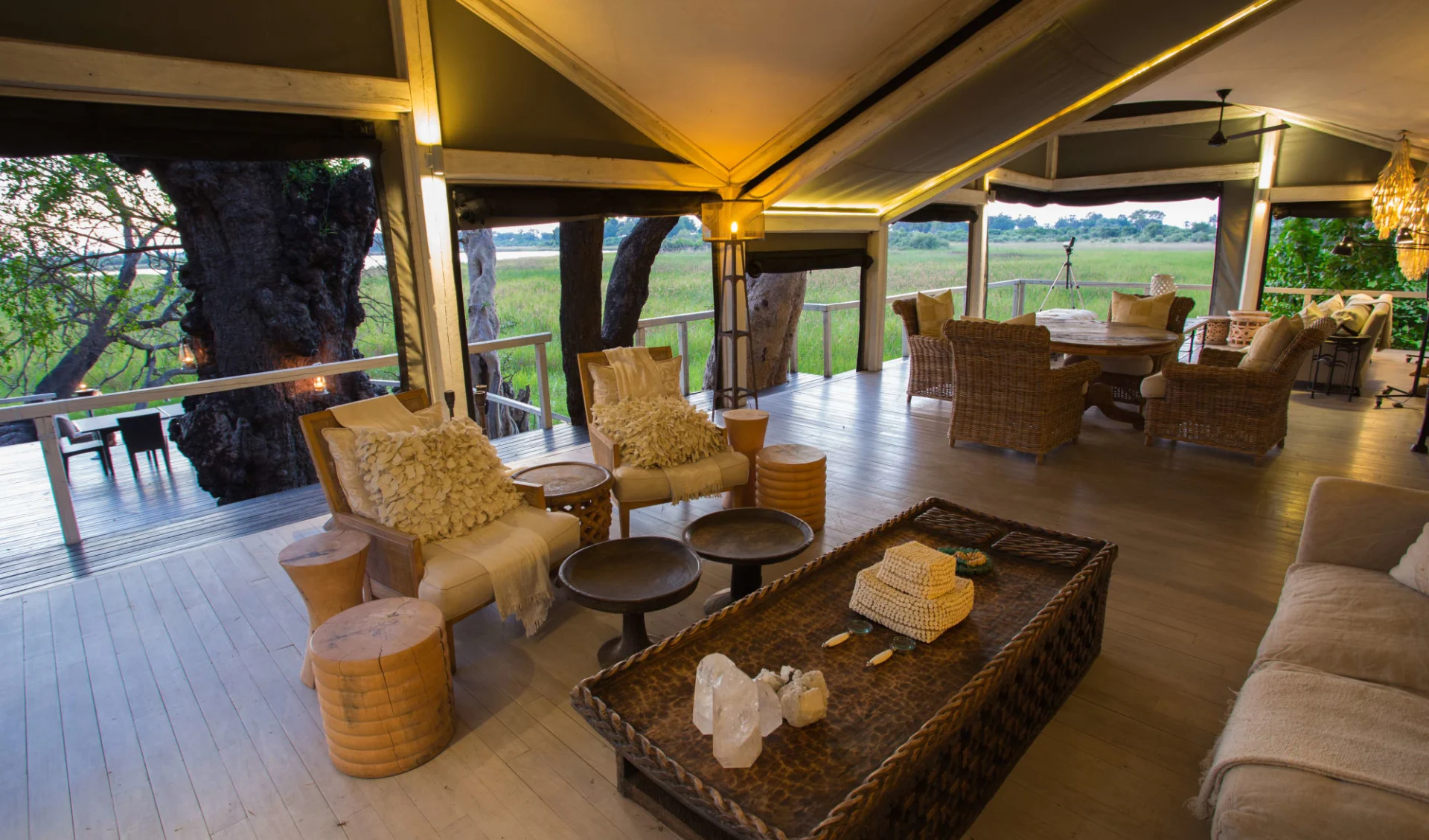 Abu Camp in Okavango Delta: Abu Camp