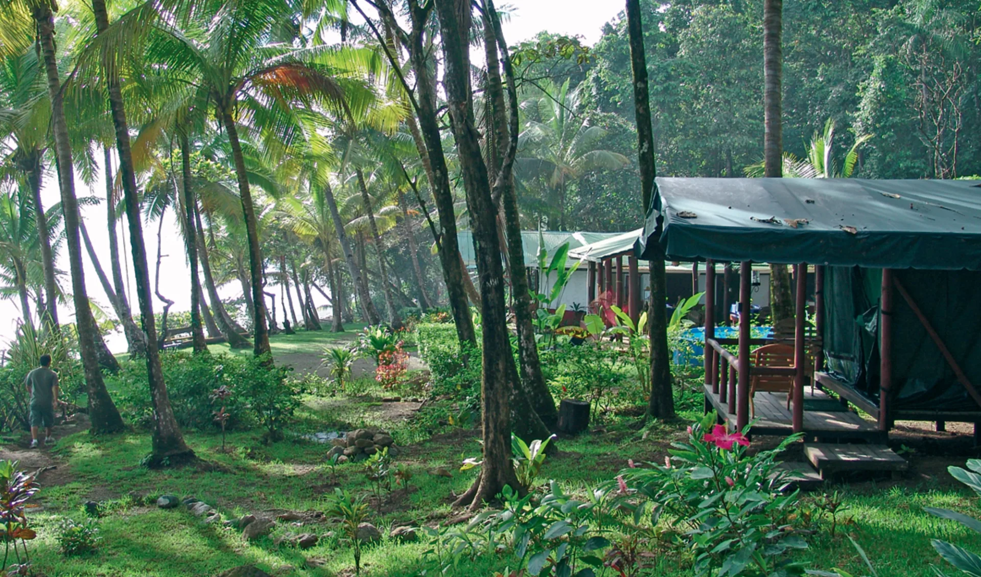 La Leona Tentcamp in Osa Peninsula:  La Leona Tentcamp - Aussenbereich