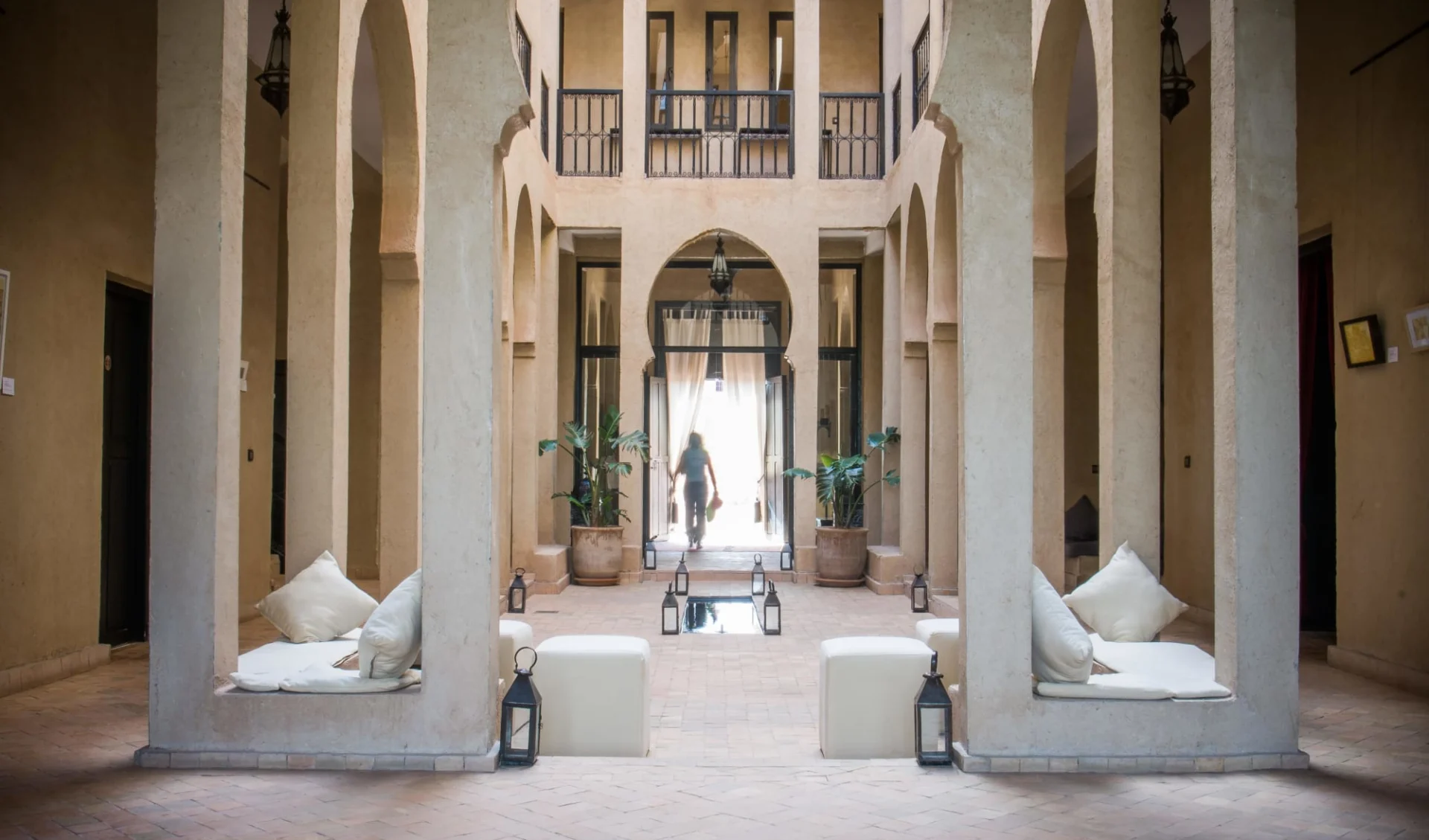 Dar Chamaa in Ouarzazate:  Patio