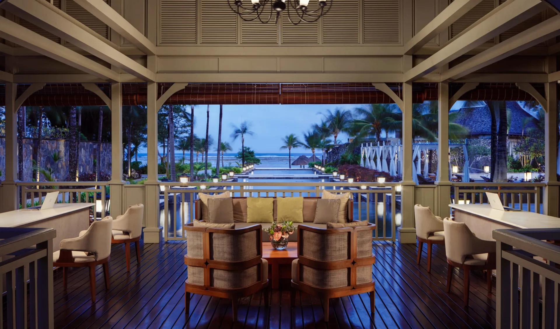 The St. Regis Le Morne Resort, Mauritius:  reception