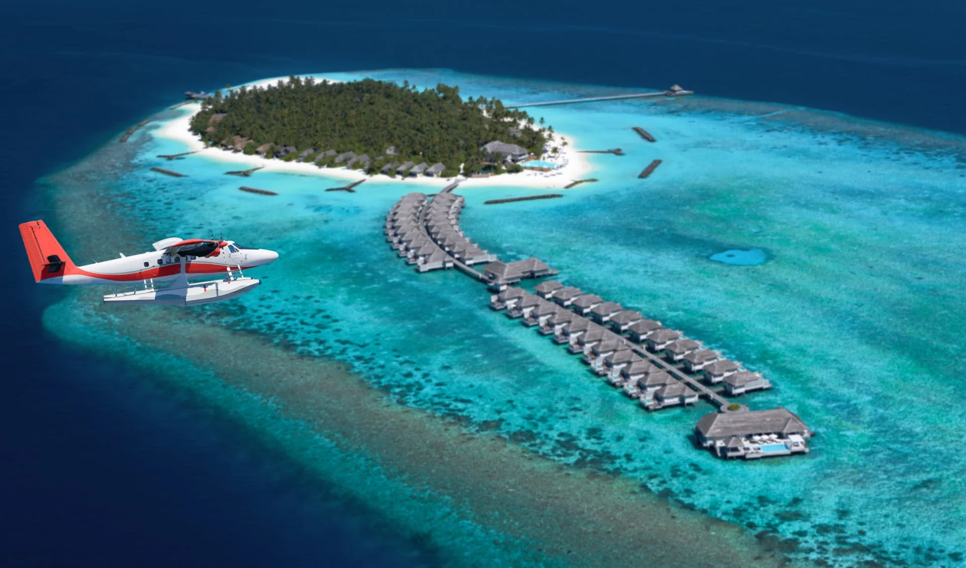 Baglioni Maldives - Luxury All Inclusive Resort in Dhaalu-Atoll:  Seaplane