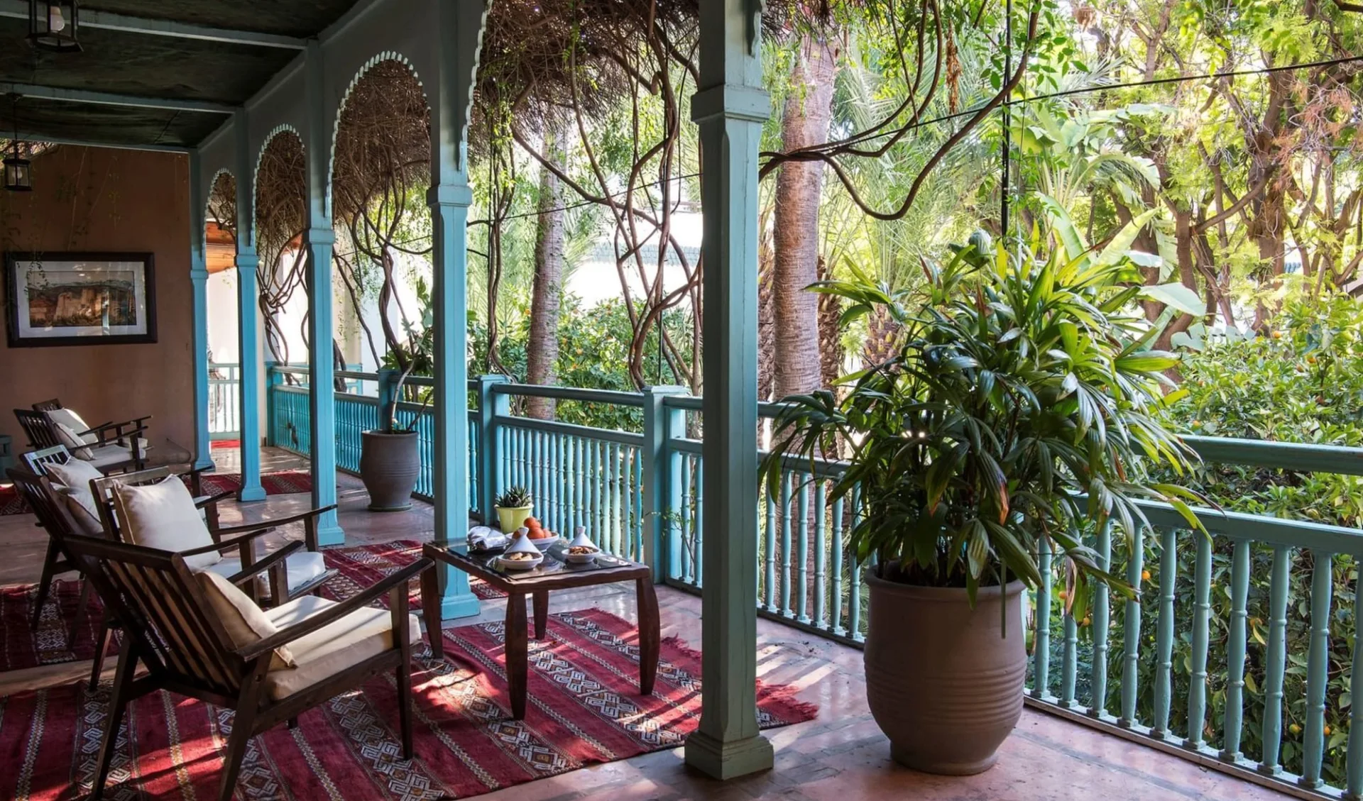 Les Jardins de la Medina in Marrakesch:  Terrace